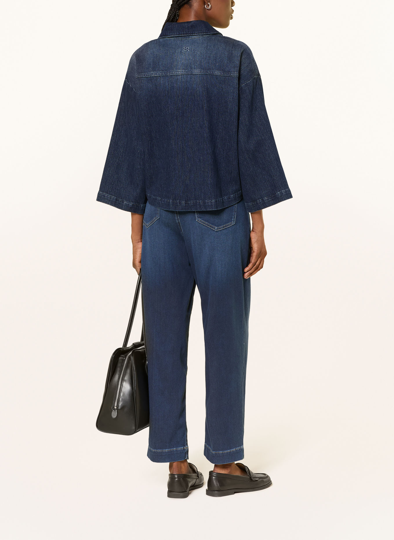 RAFFAELLO ROSSI Jacheta din denim SOREIA cu mâneci 3/4: 885 brown blue