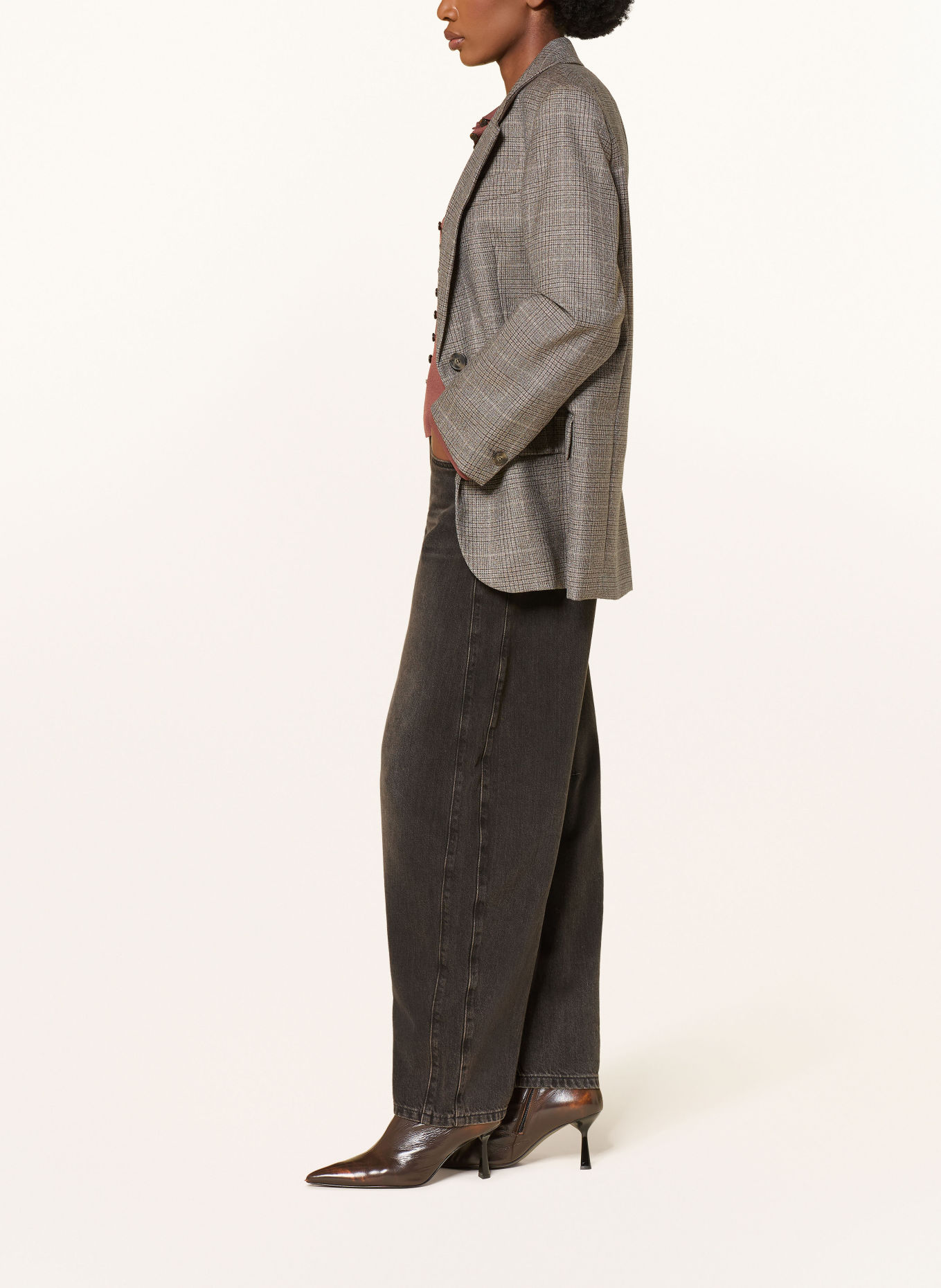 RAFFAELLO ROSSI Barrel Jeans TIRA: 680 TABAK