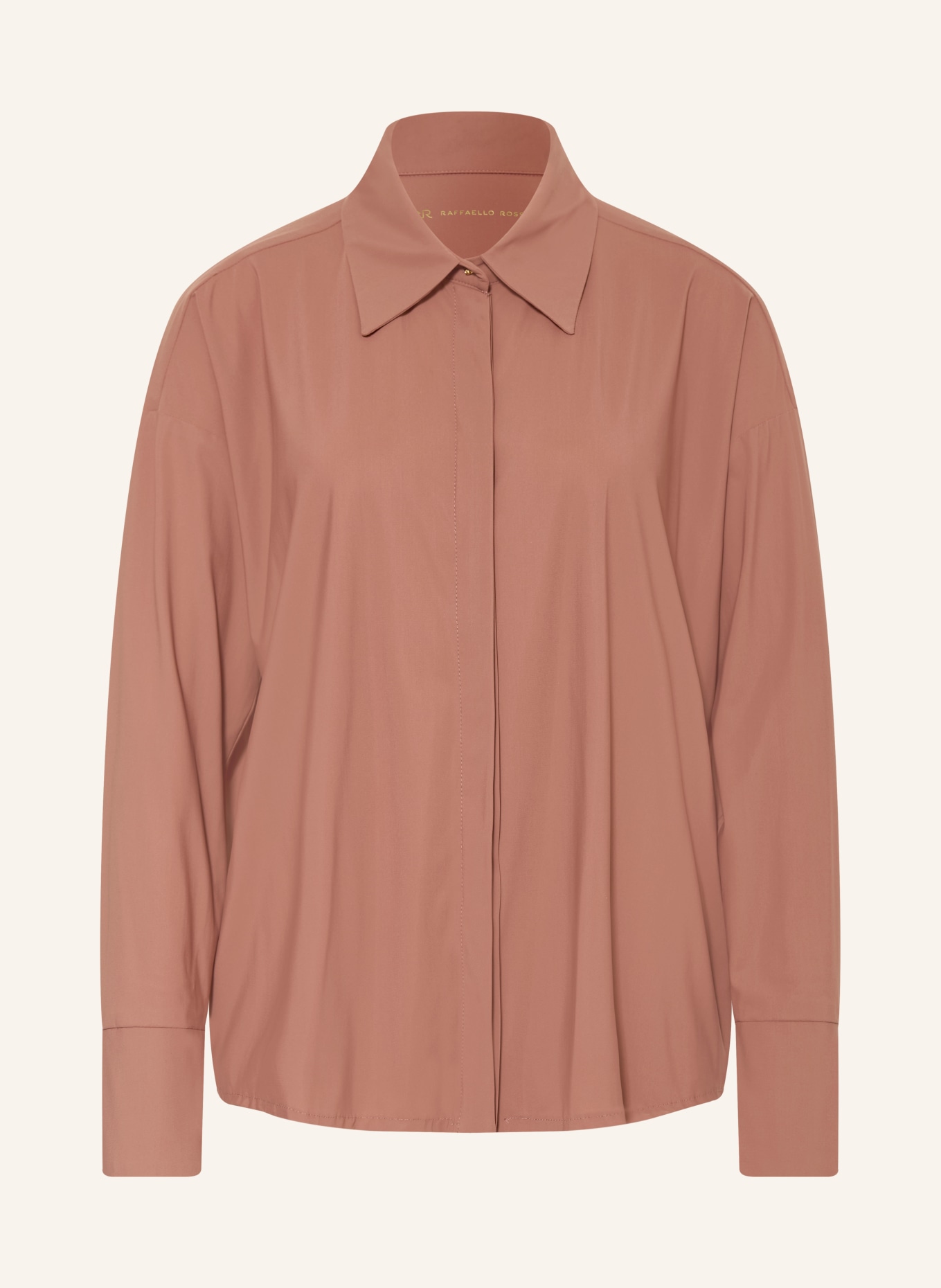 RAFFAELLO ROSSI MELORY Jersey Shirt Blouse: BROWN