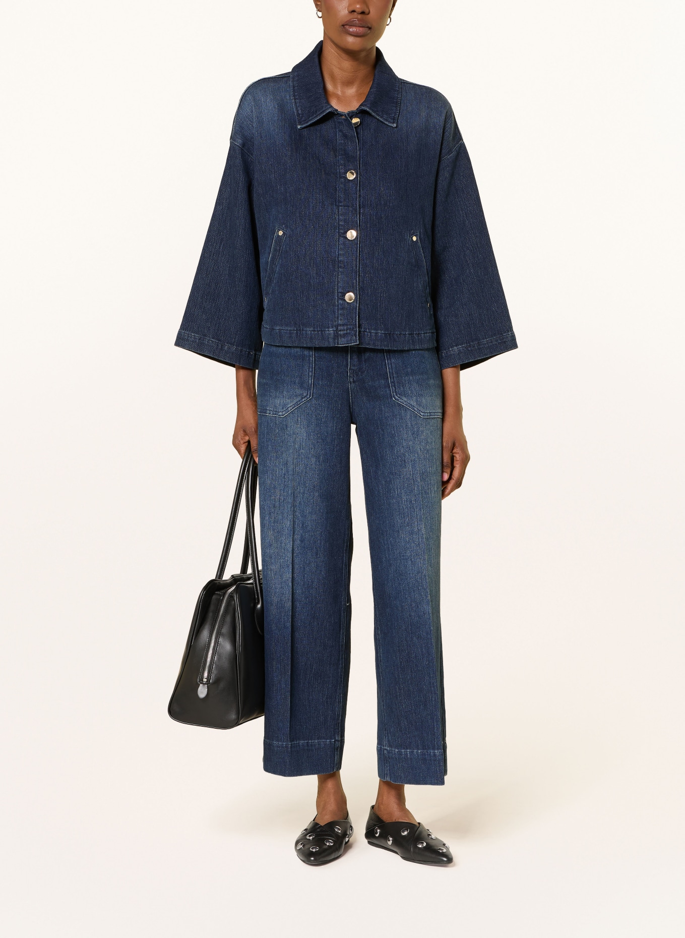 RAFFAELLO ROSSI Jeans-Culotte MIRU: 885 brown blue