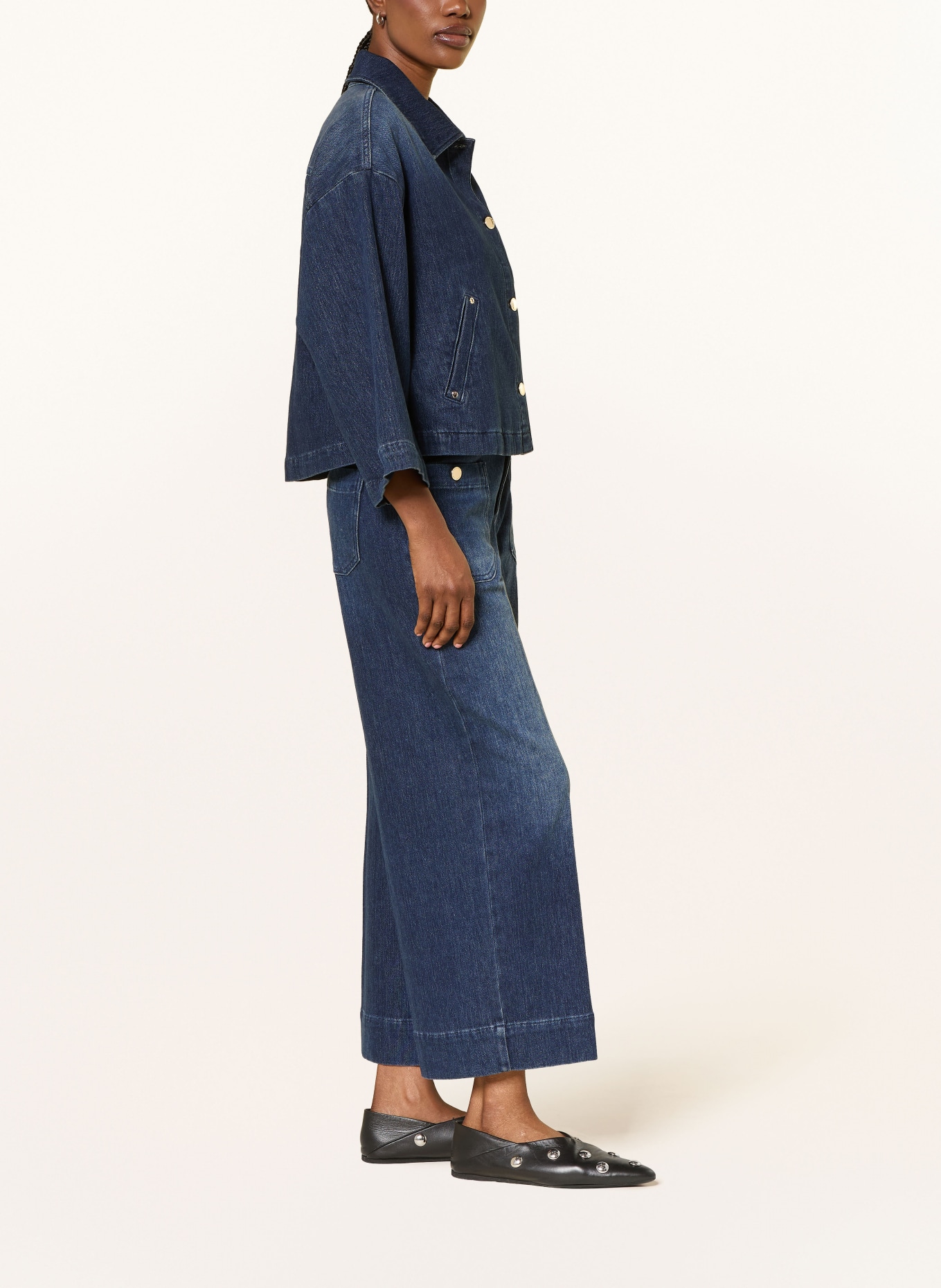 RAFFAELLO ROSSI Jeans-Culotte MIRU: 885 brown blue