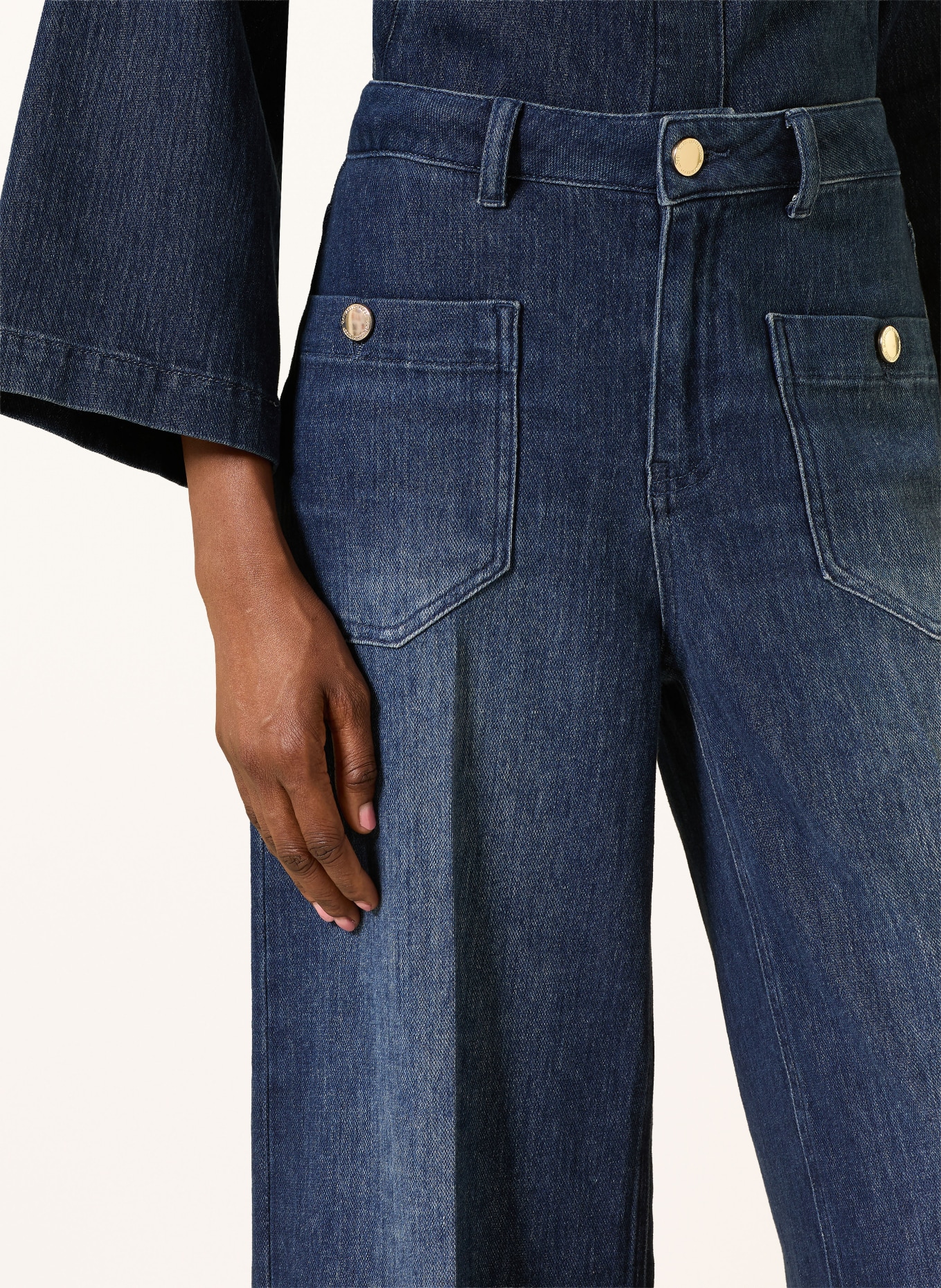 RAFFAELLO ROSSI Jeans-Culotte MIRU: 885 brown blue