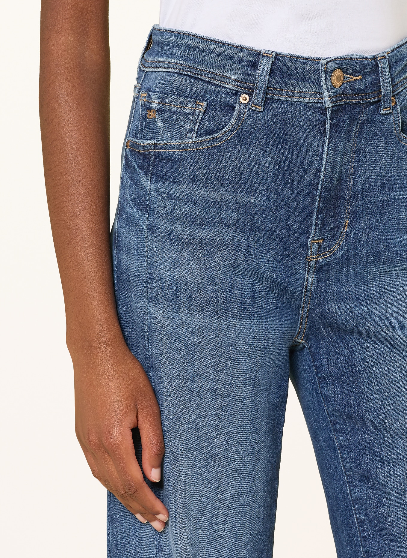RAFFAELLO ROSSI Wide leg jeans KIRA CROP S: 859 mid vintage wash