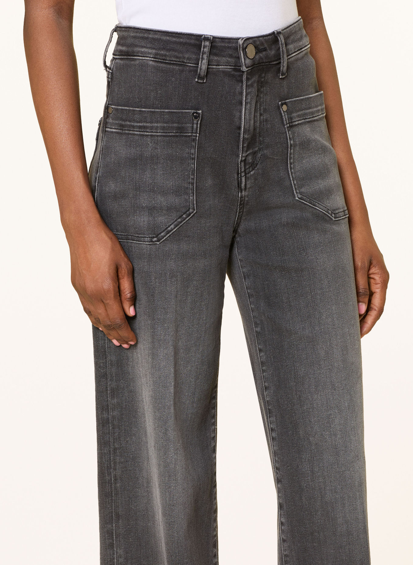 RAFFAELLO ROSSI Jean style jupe-culotte MIRU: 981 dark grey