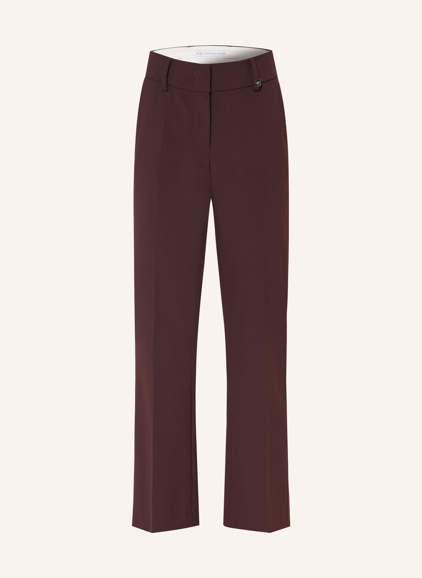 RAFFAELLO ROSSI DORA 7/8-length trousers: DARK RED