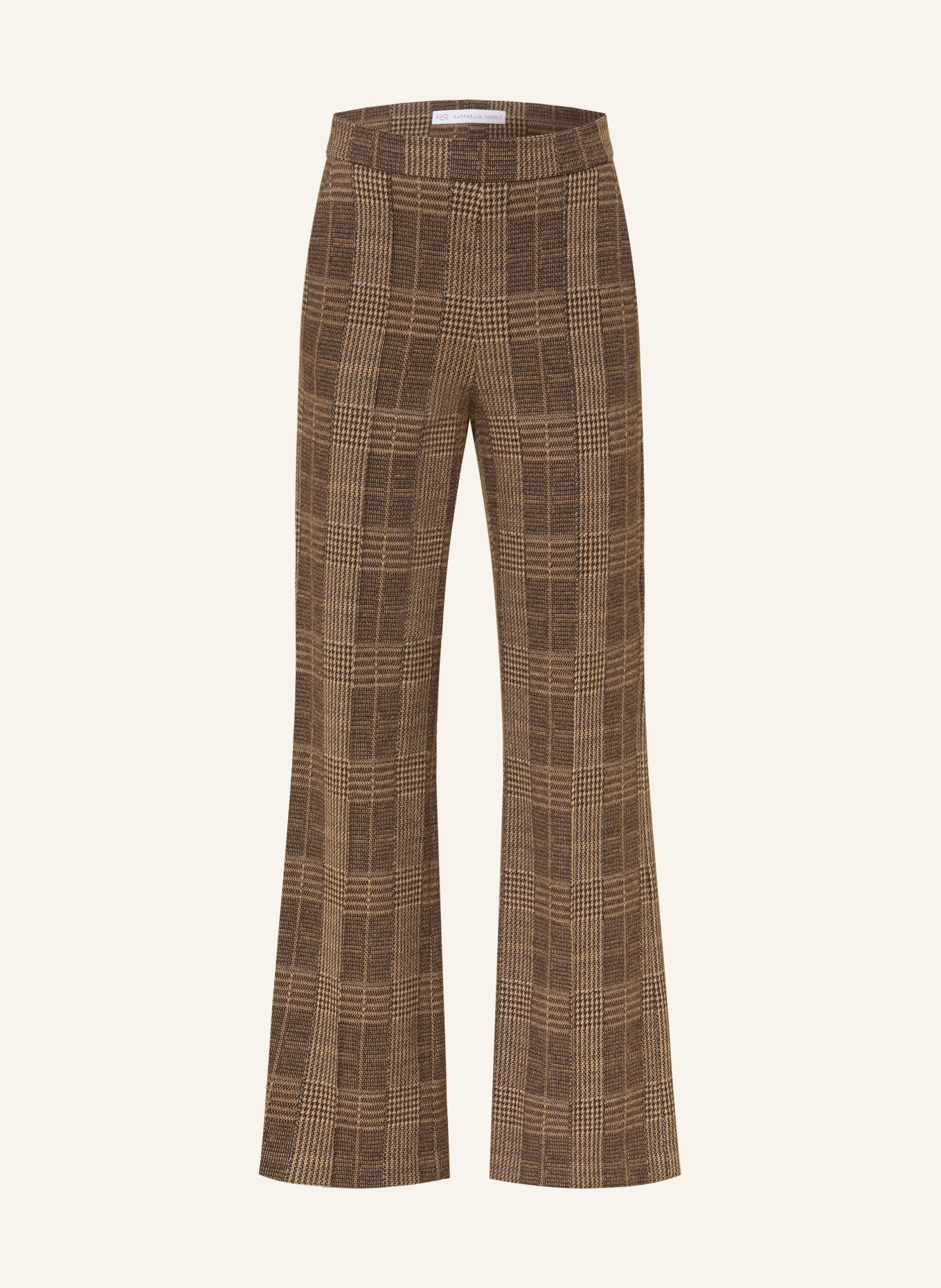 RAFFAELLO ROSSI Broek RENÉE: MARRON FONCÉ / CAMEL / LICHTBRUIN