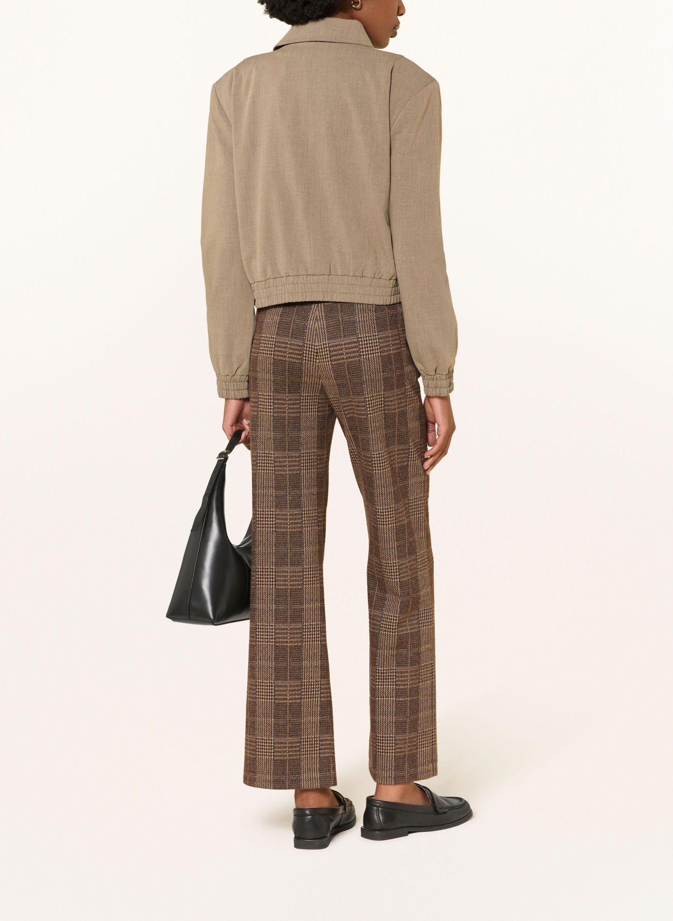 RAFFAELLO ROSSI Broek RENÉE: MARRON FONCÉ / CAMEL / LICHTBRUIN