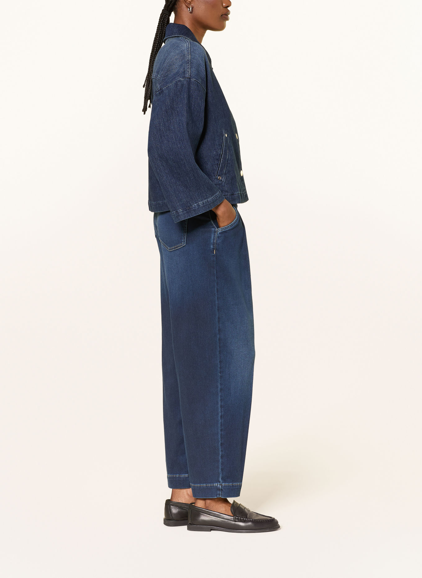 RAFFAELLO ROSSI Barrel-jeans JANY: 875 DUNKELBLAU