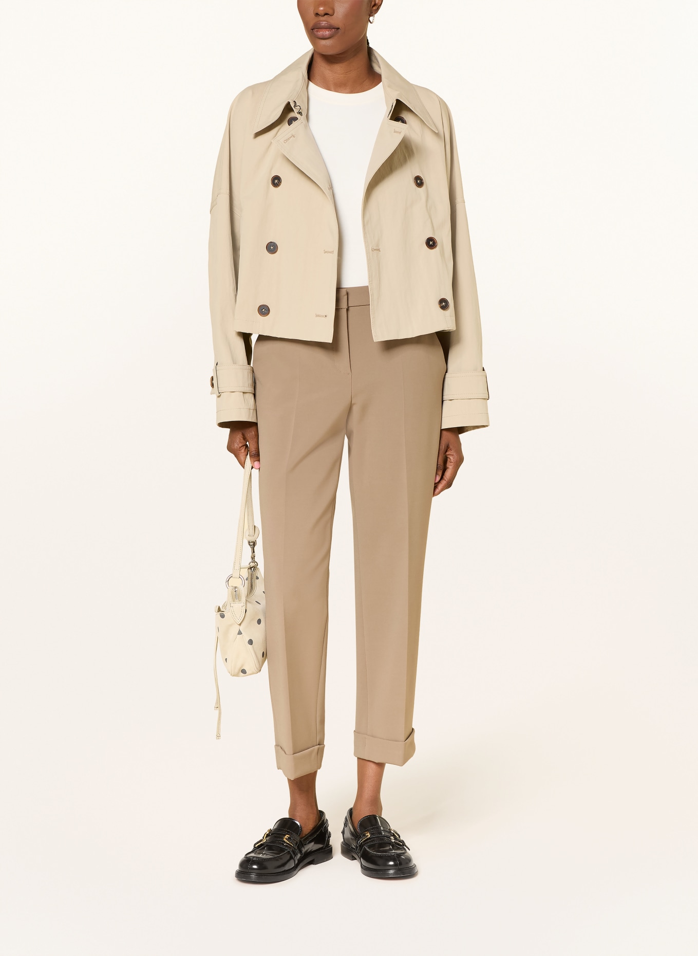 RAFFAELLO ROSSI 7/8-broek KRISS: CAMEL