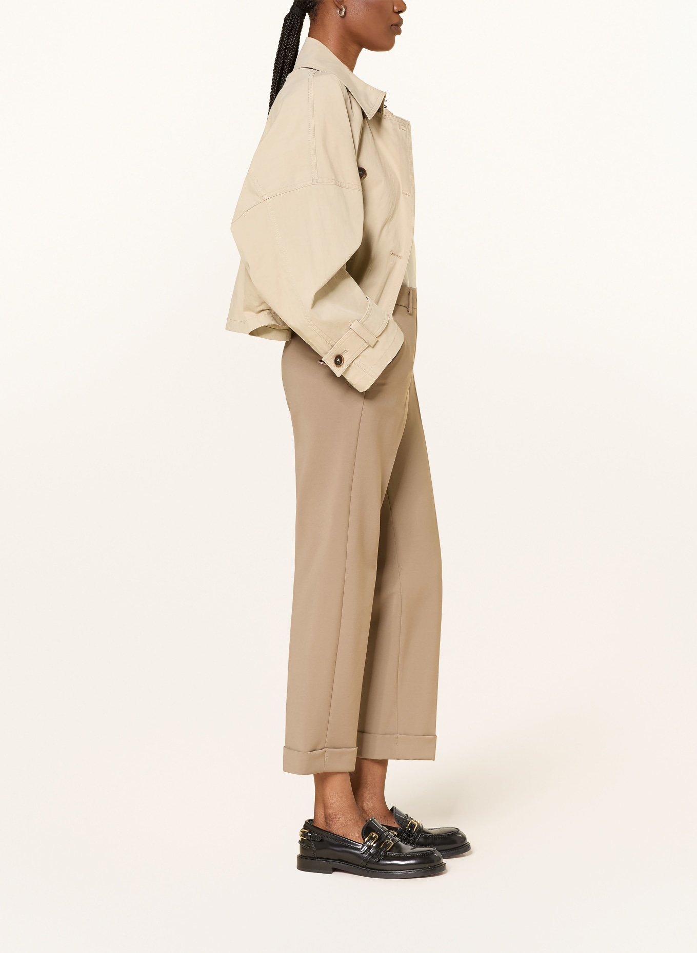 RAFFAELLO ROSSI 7/8-broek KRISS: CAMEL