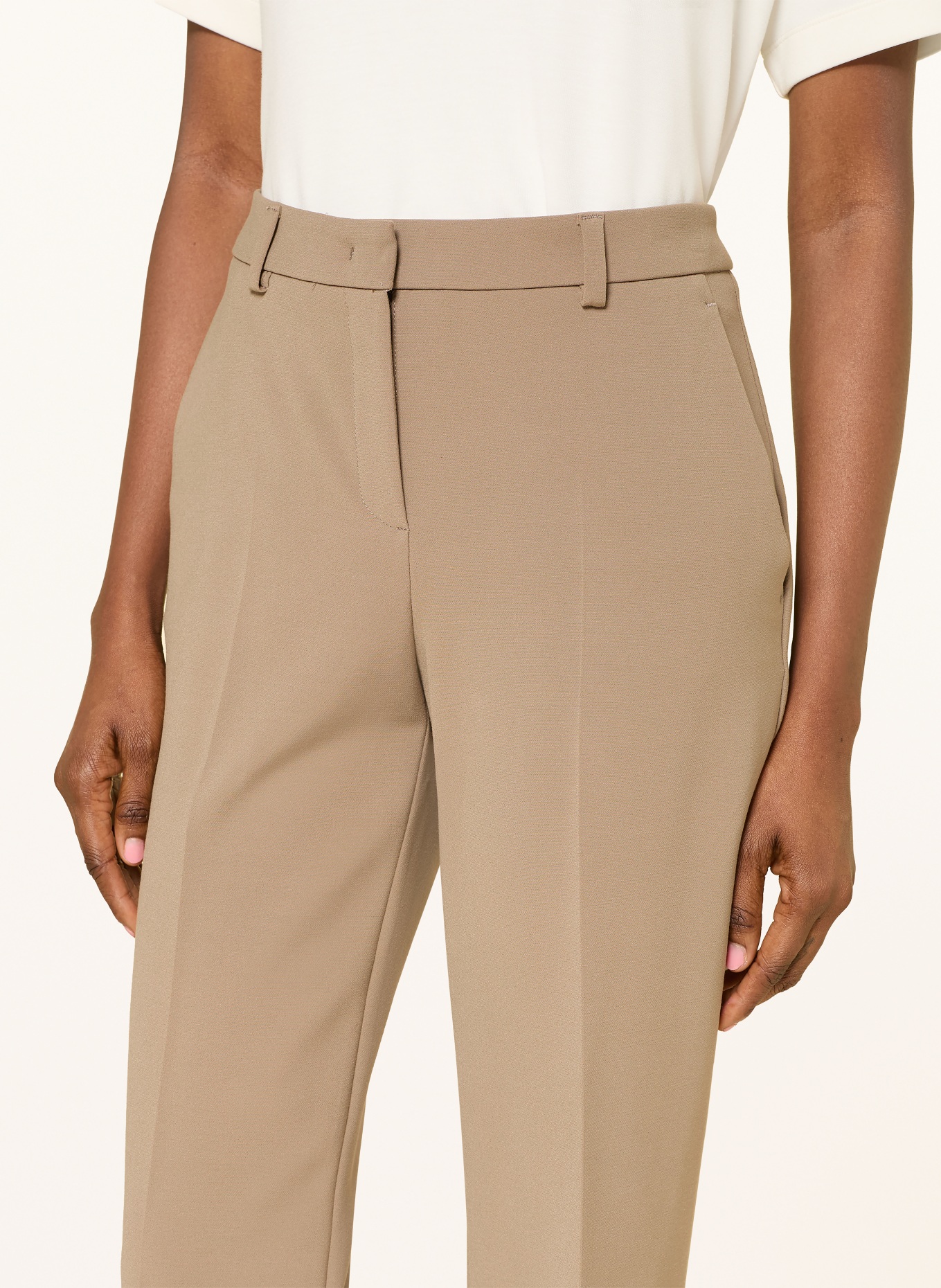 RAFFAELLO ROSSI 7/8-broek KRISS: CAMEL