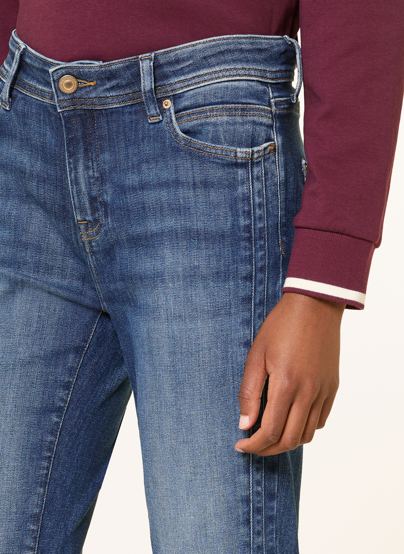 RAFFAELLO ROSSI Flared jeans VIC: 846 Vintage Stonewash