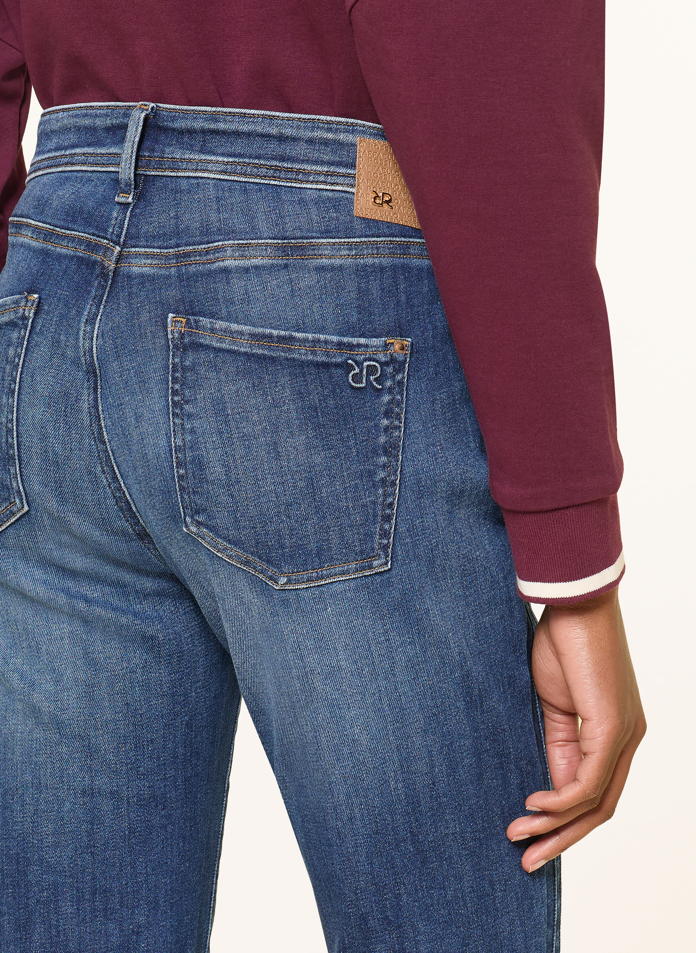 RAFFAELLO ROSSI Flared jeans VIC: 846 Vintage Stonewash