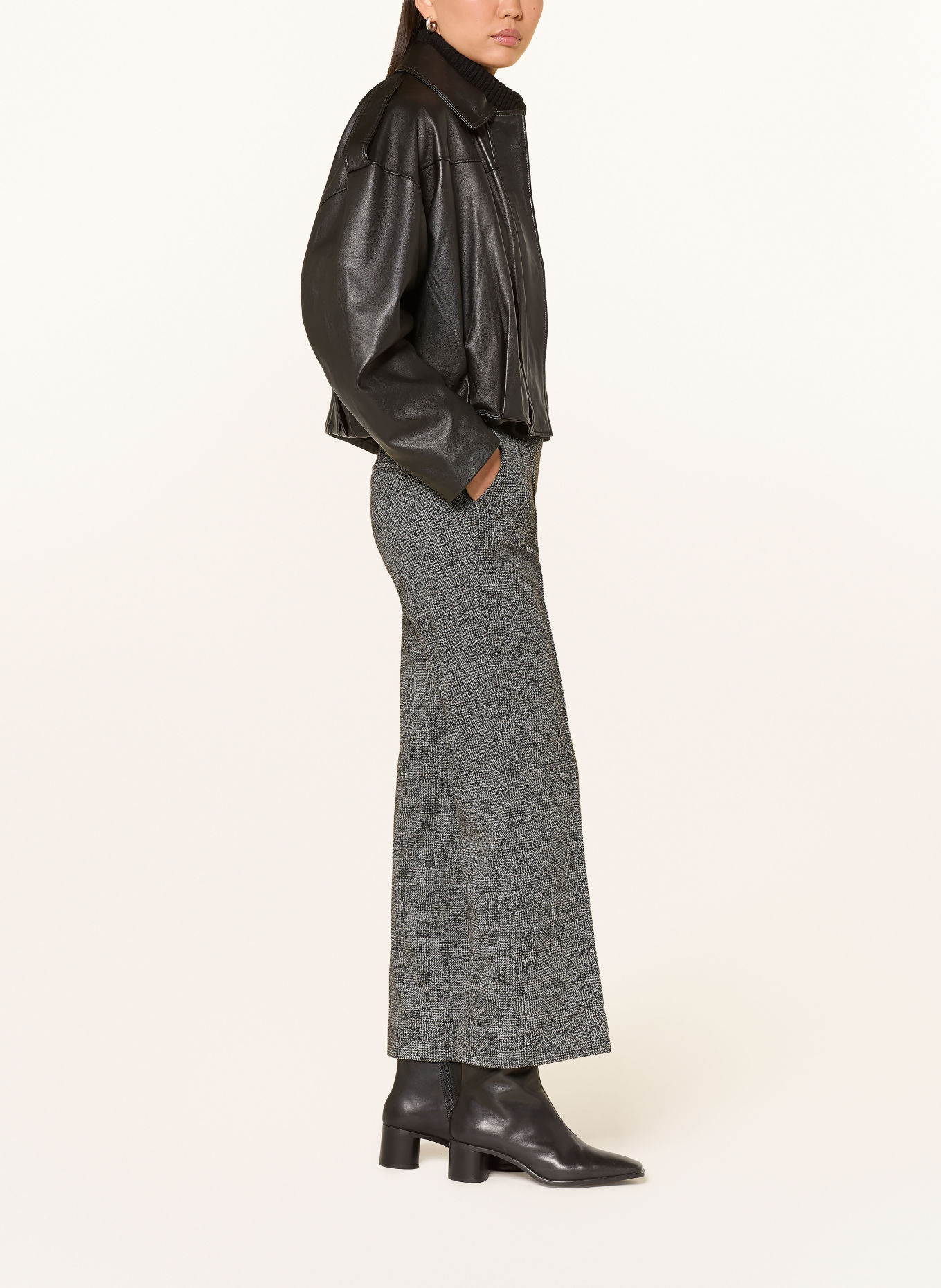 RAFFAELLO ROSSI Jerseybroek RENÉE: ZWART / WIT