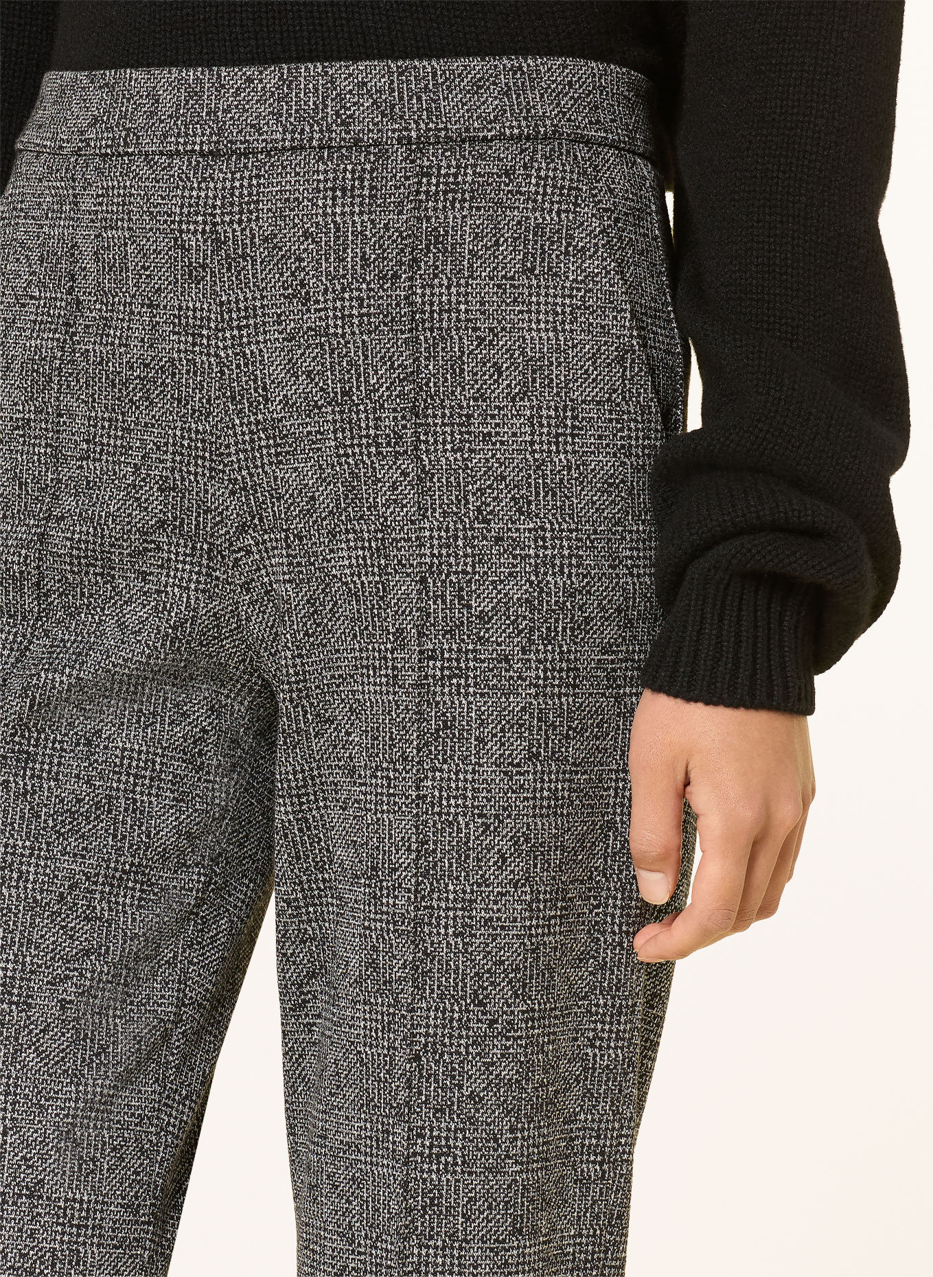 RAFFAELLO ROSSI Jerseybroek RENÉE: ZWART / WIT