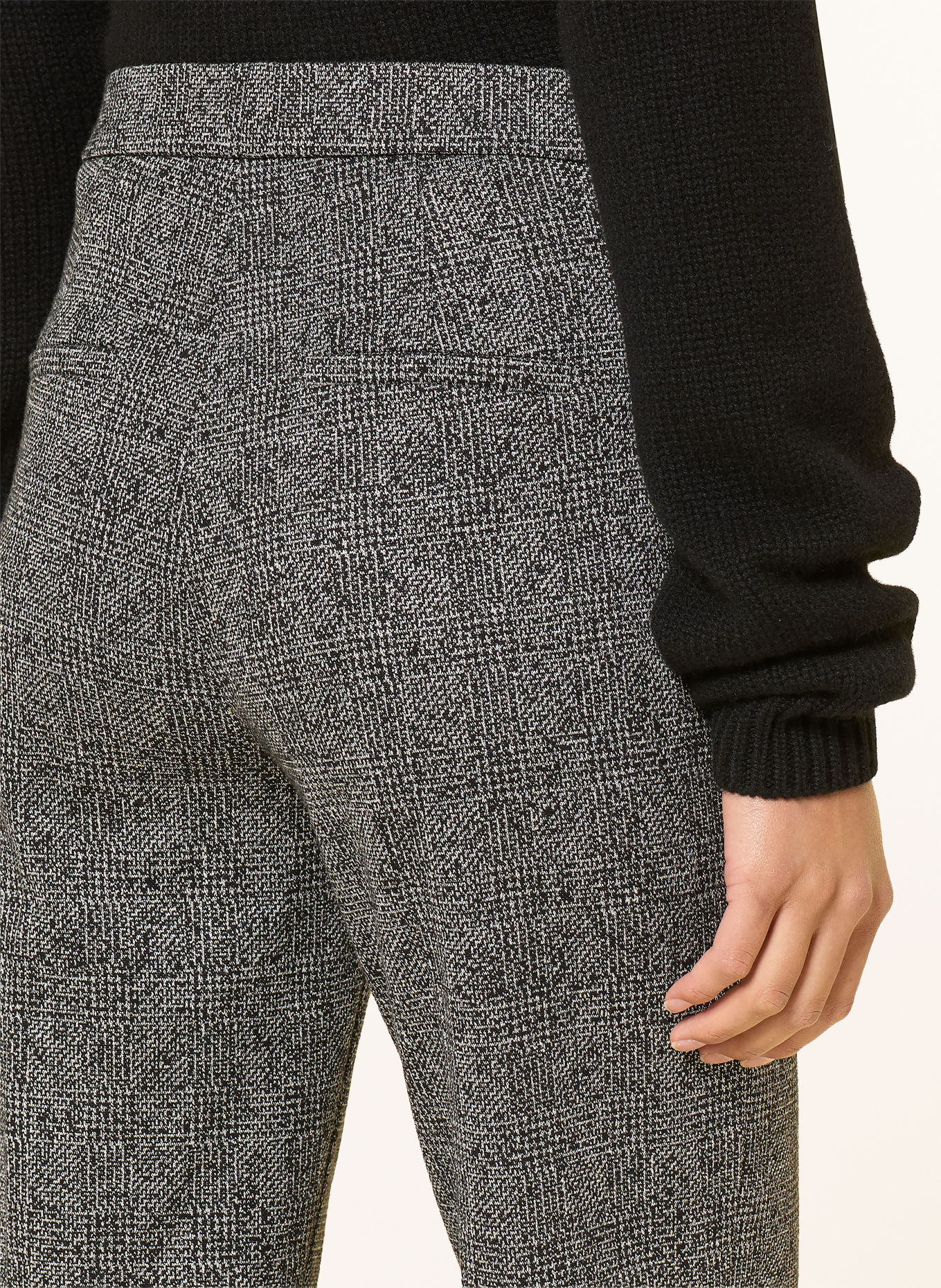 RAFFAELLO ROSSI Jerseybroek RENÉE: ZWART / WIT