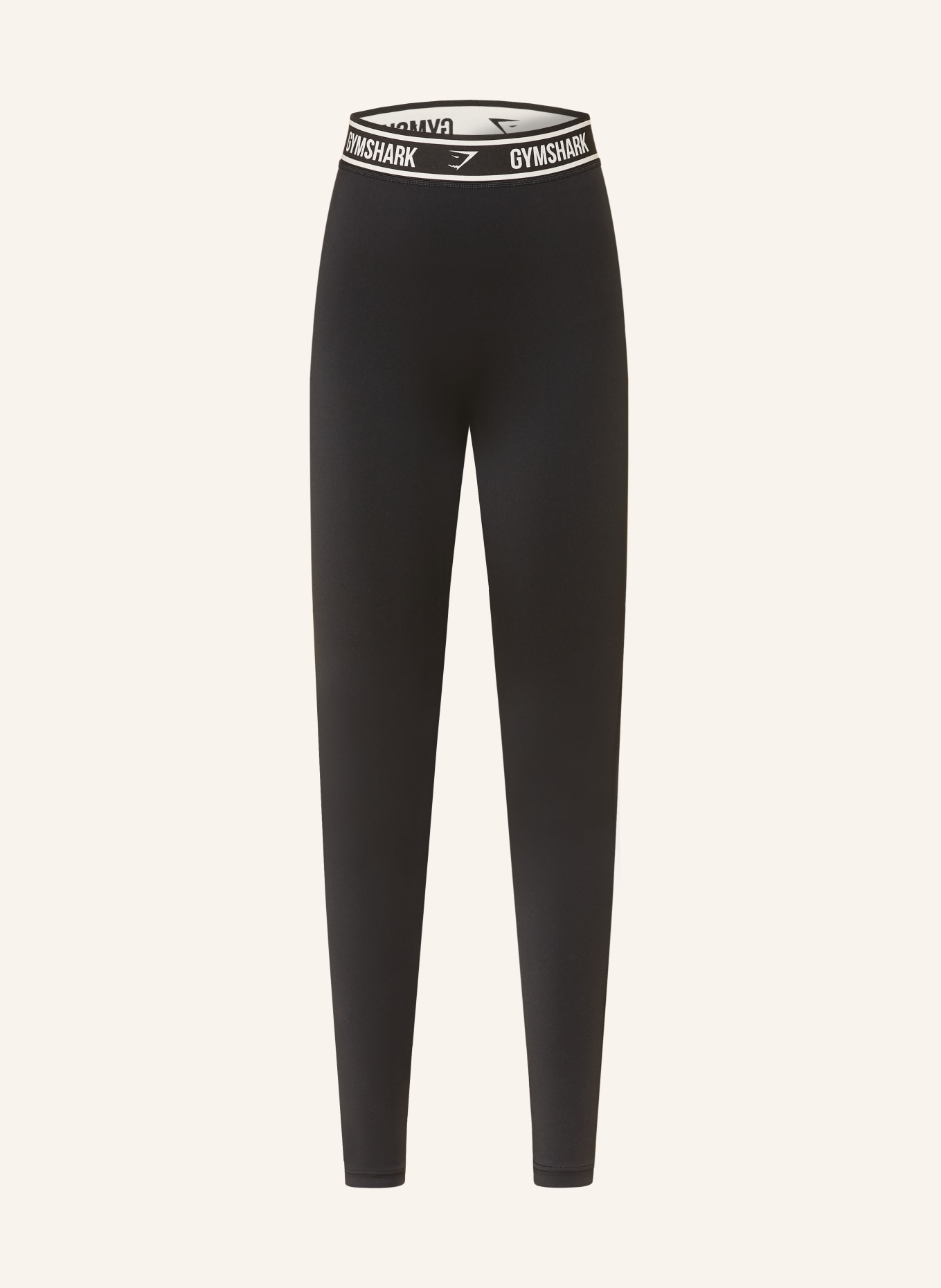 GYMSHARK Tights WAISTBAND LOGO: SCHWARZ