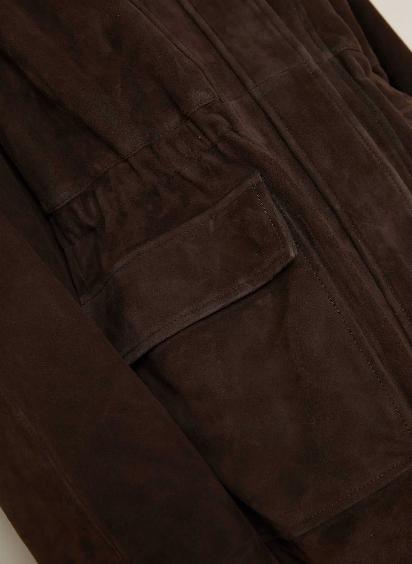 NOUR HAMMOUR Lederjacke QUAI: DUNKELBRAUN