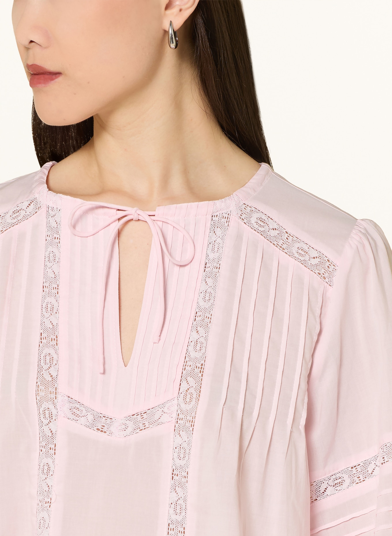 monari Chemisier à dentelle: ROSE CLAIR