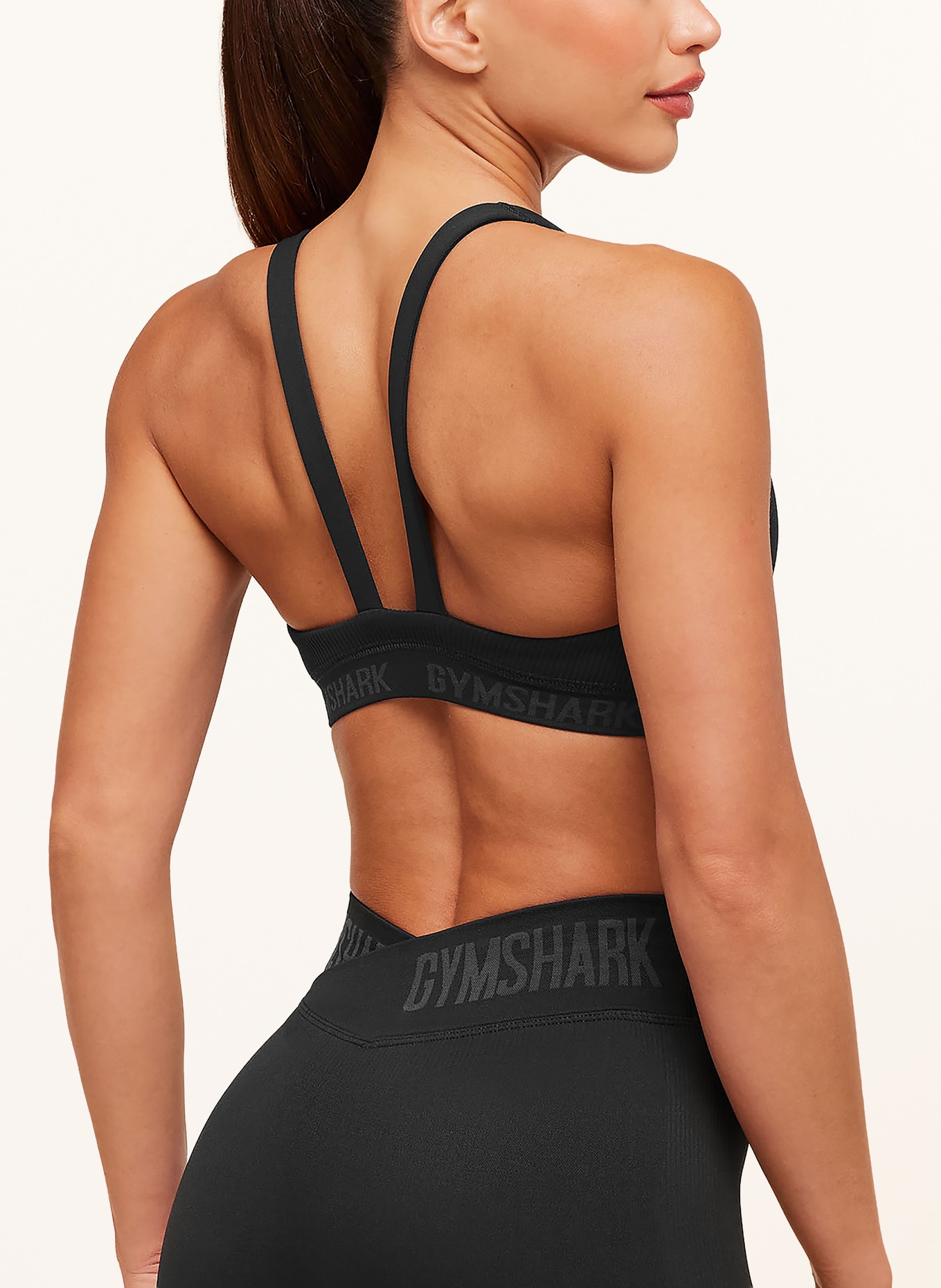 GYMSHARK Sport-BH FLEX REINVENTED: SCHWARZ