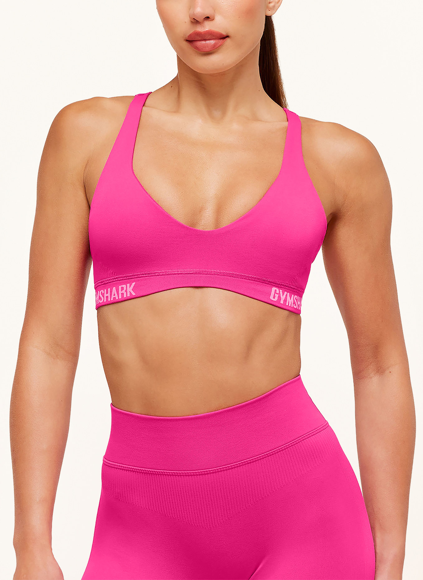 GYMSHARK Sport-BH FLEX REINVENTED: PINK / ROSA