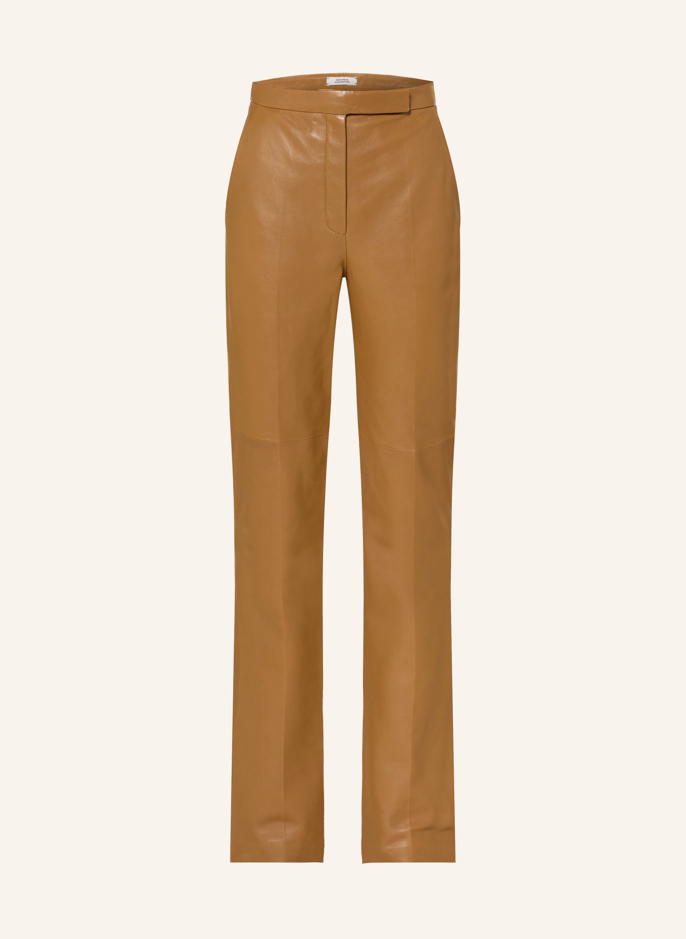 DOROTHEE SCHUMACHER Leather pants: BROWN