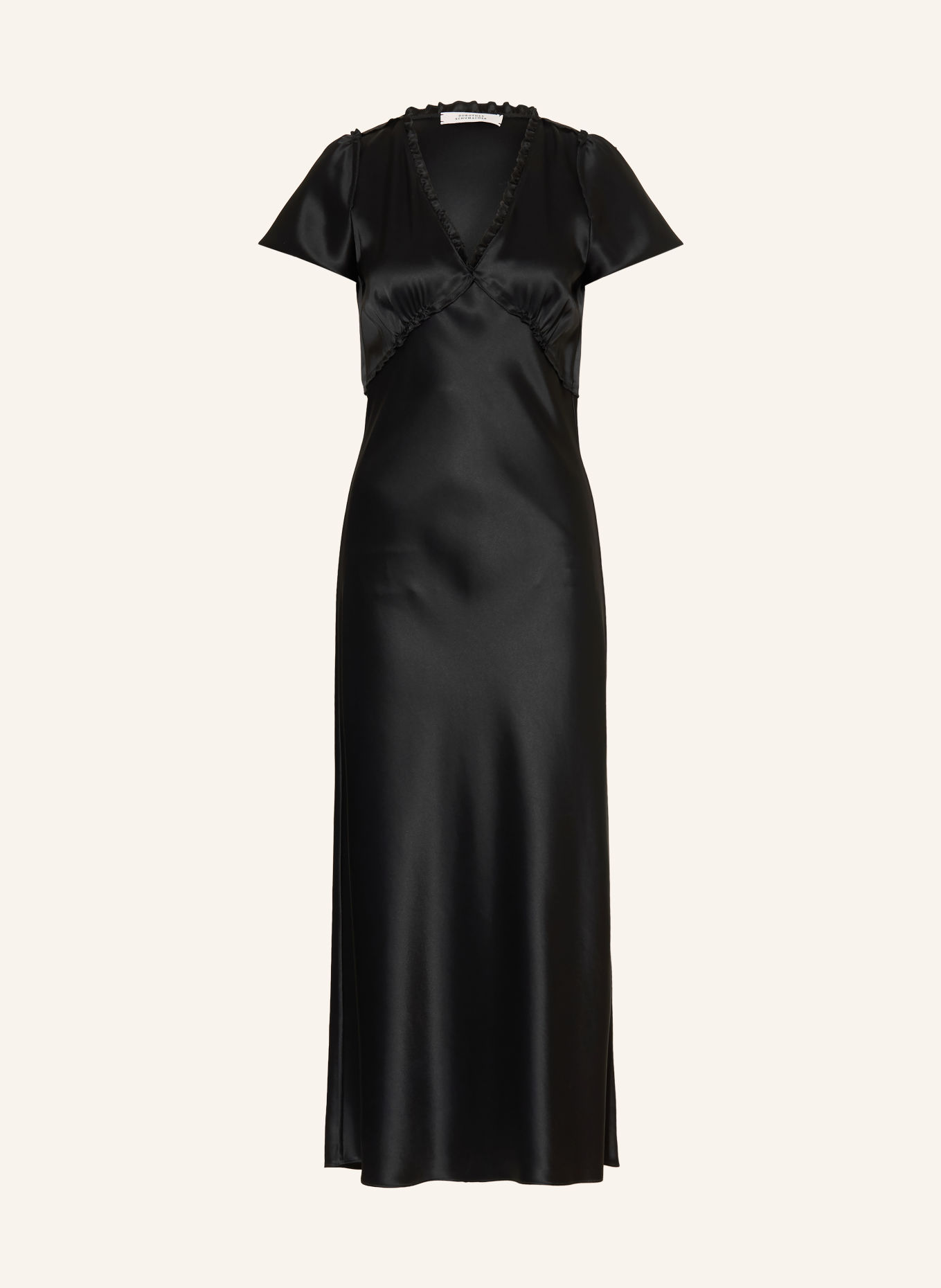 DOROTHEE SCHUMACHER SHINY STATEMENT Evening dress: BLACK