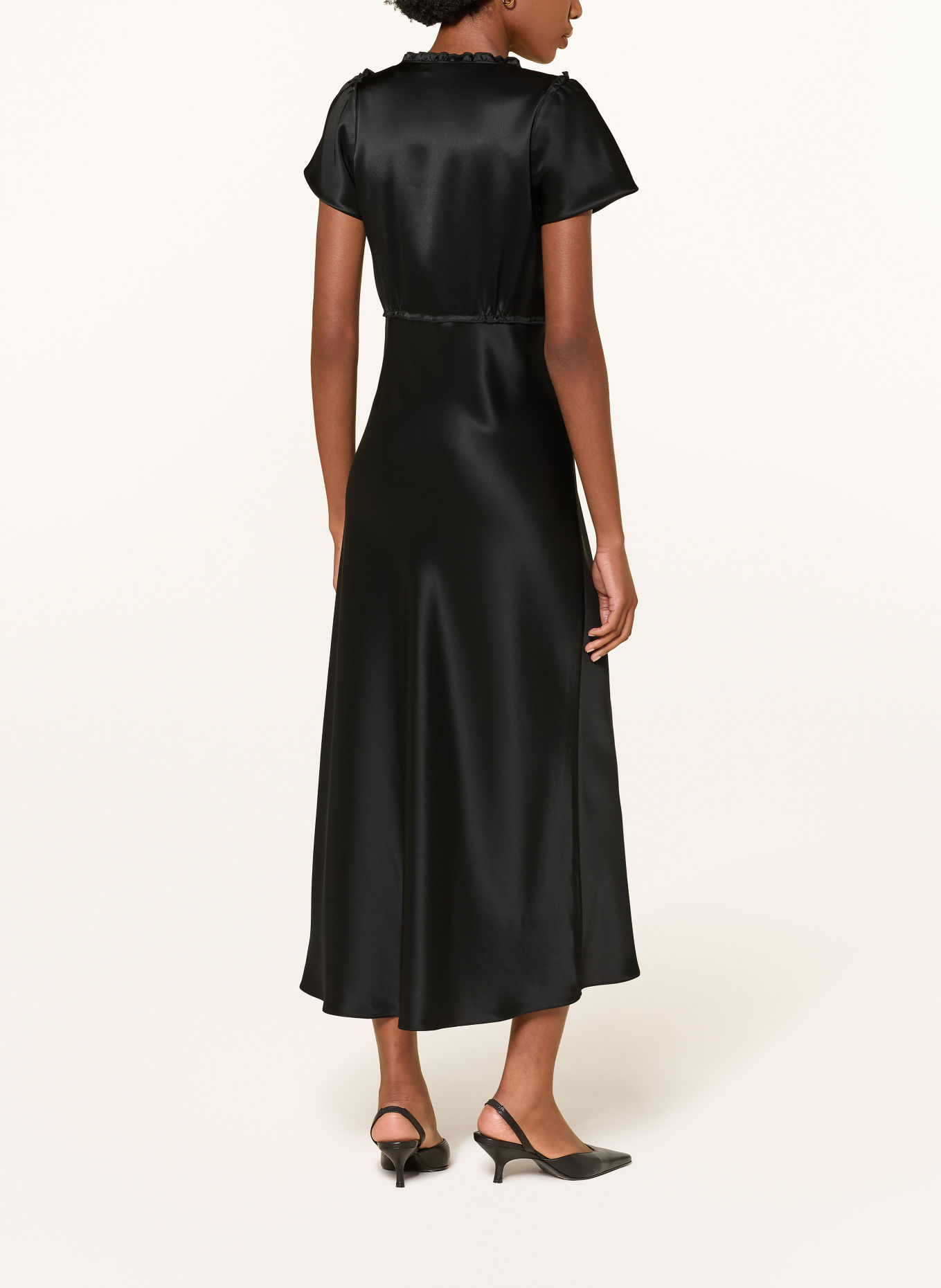 DOROTHEE SCHUMACHER SHINY STATEMENT Evening dress: BLACK