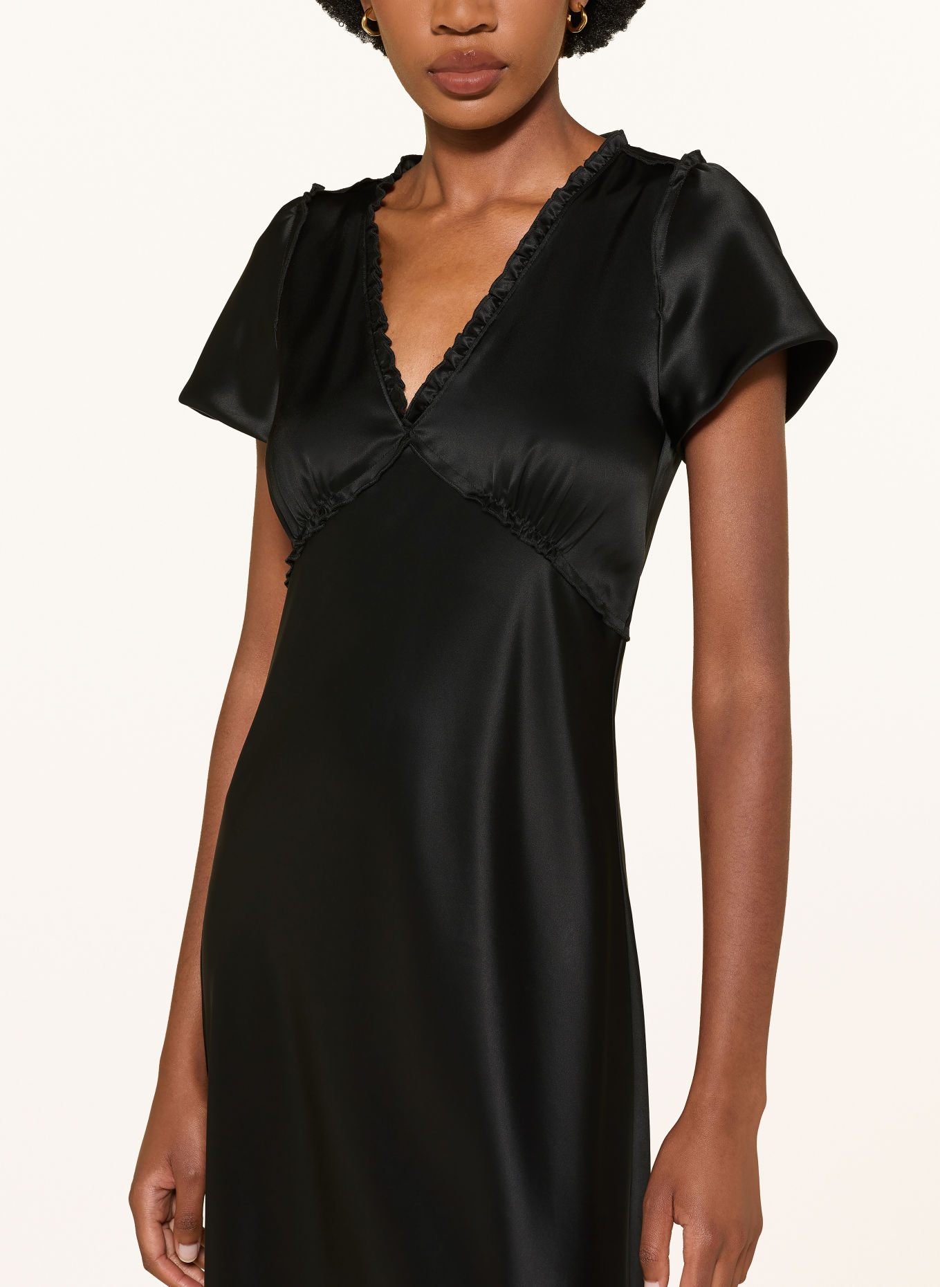 DOROTHEE SCHUMACHER SHINY STATEMENT Evening dress: BLACK