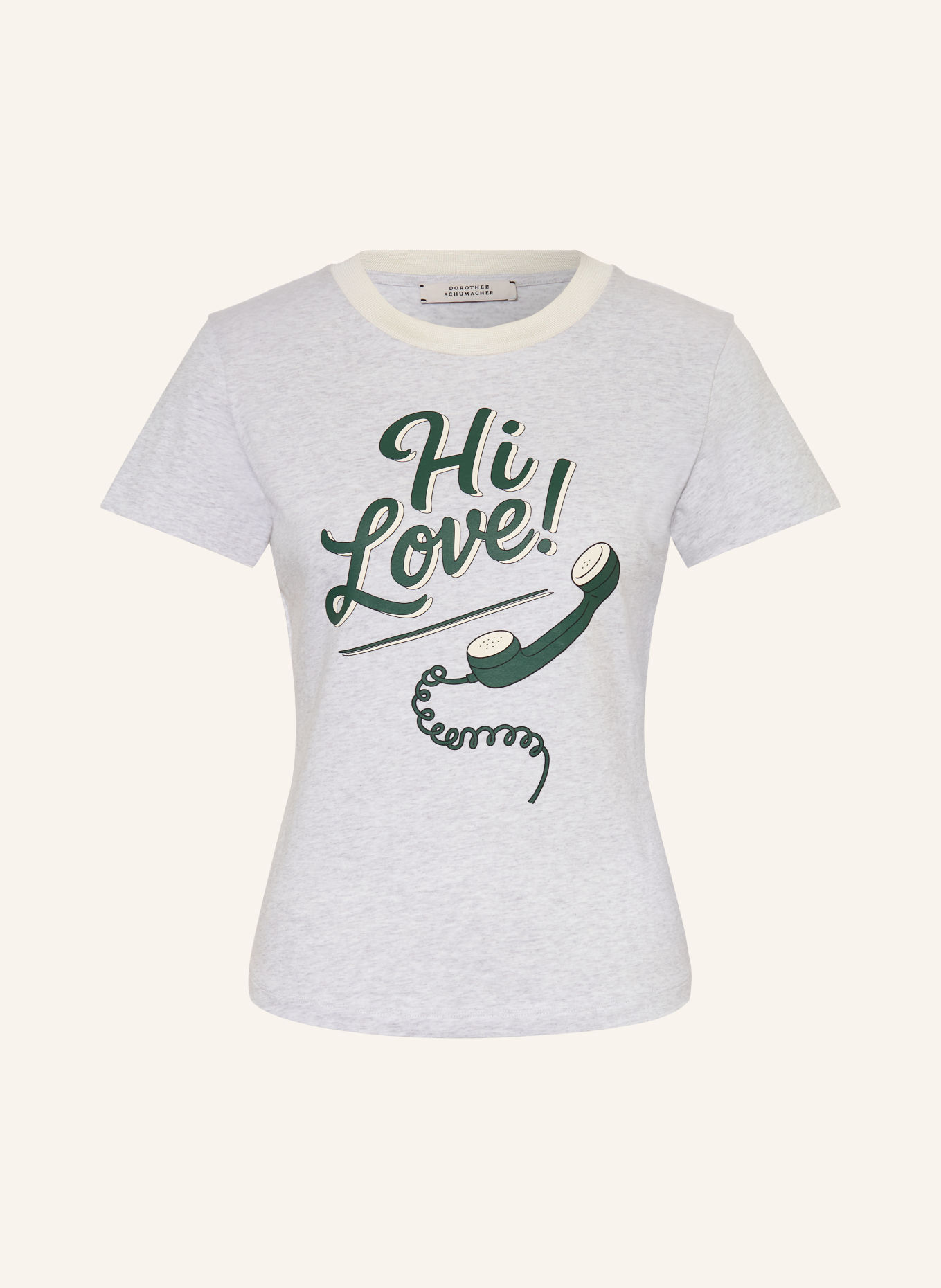 DOROTHEE SCHUMACHER T-Shirt ALL TIME FAVORITES: HELLGRAU