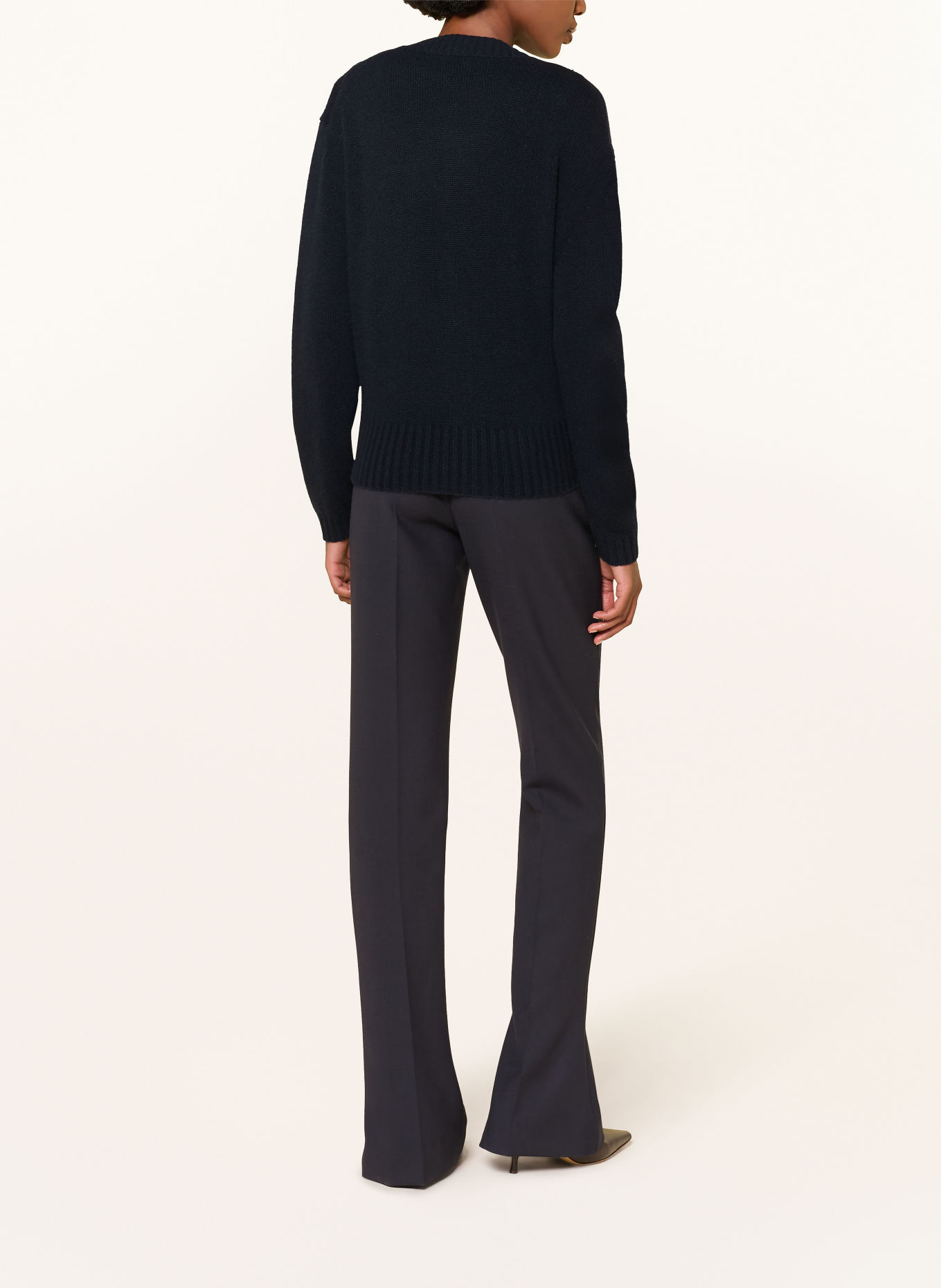 DOROTHEE SCHUMACHER Gilet FOULARD STATEMENTS en cachemire: BLEU FONCÉ