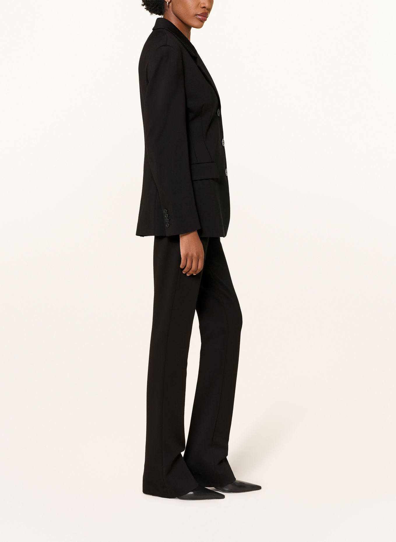 DOROTHEE SCHUMACHER Bootcut-Hose EMOTIONAL ESSENCE: SCHWARZ