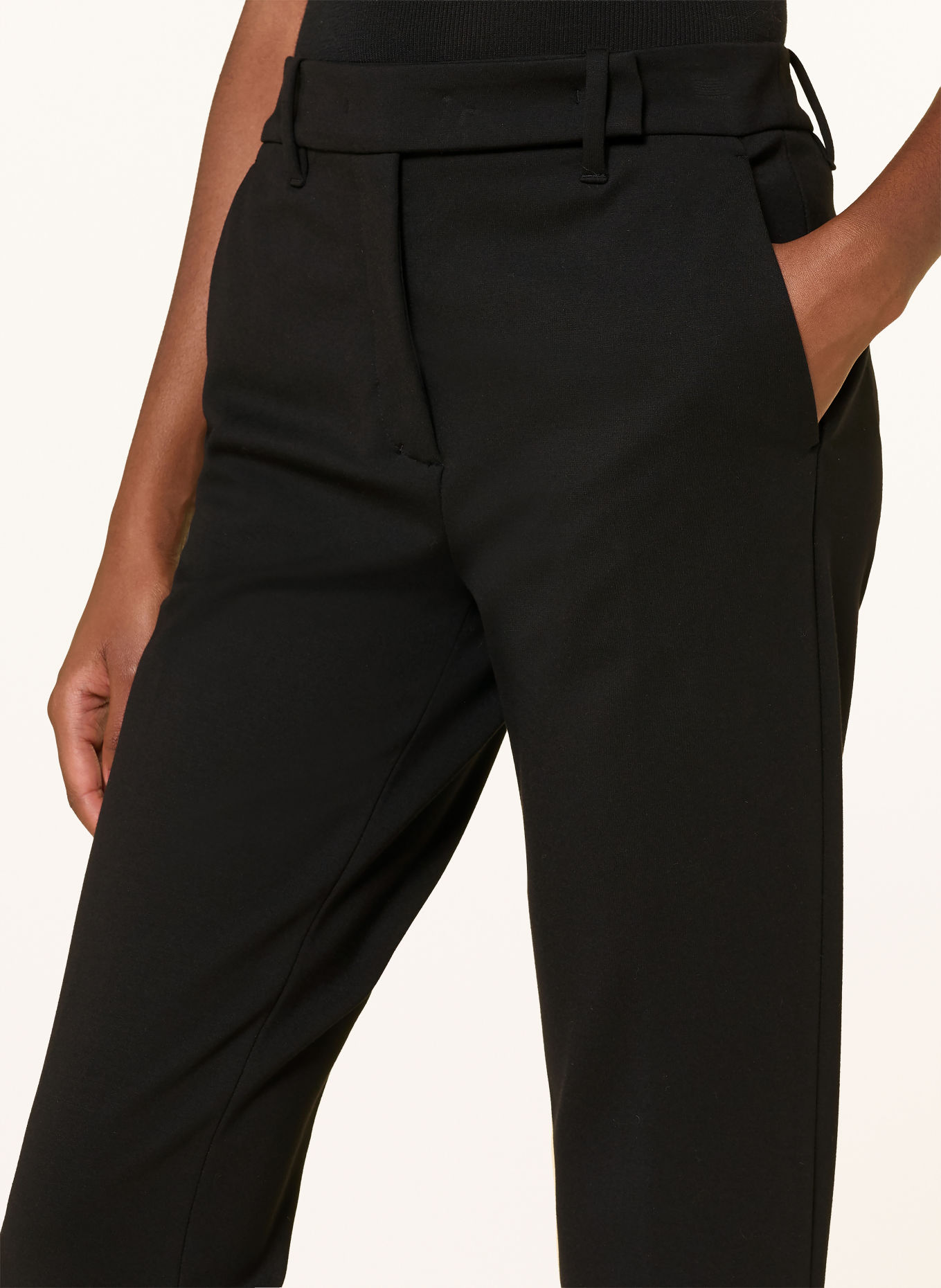 DOROTHEE SCHUMACHER Bootcut-Hose EMOTIONAL ESSENCE: SCHWARZ