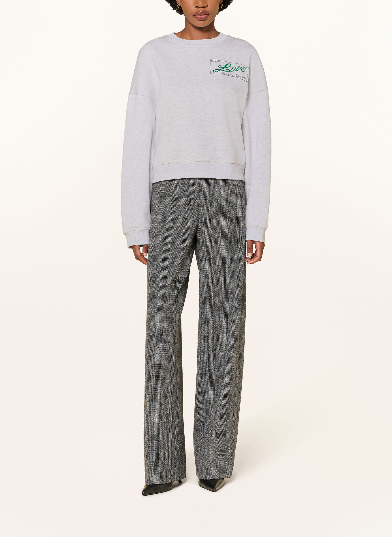 DOROTHEE SCHUMACHER Sweatshirt CASUAL COOLNESS: HELLGRAU