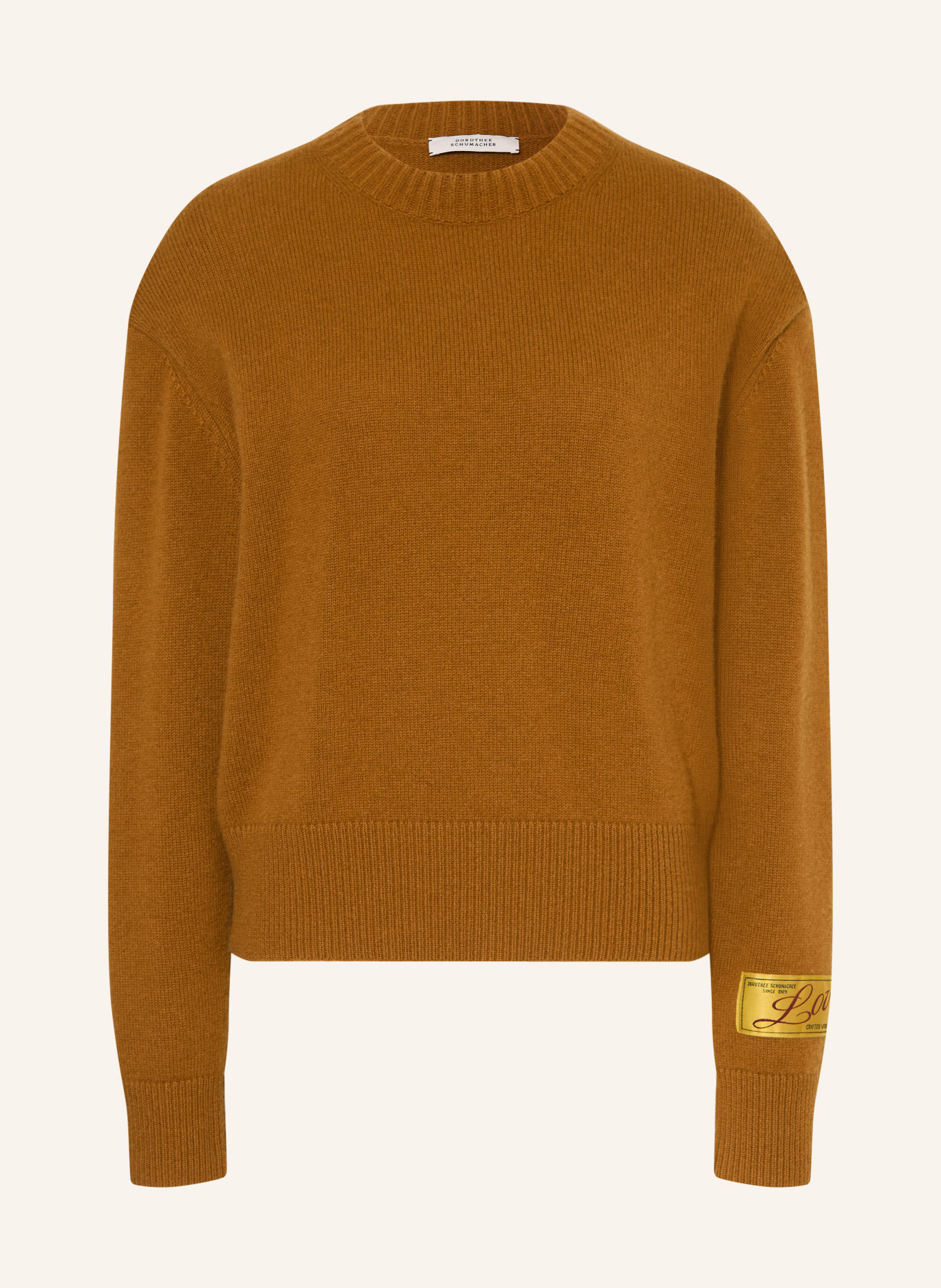 DOROTHEE SCHUMACHER Trui MODERN STATEMENTS met kasjmier: COGNAC