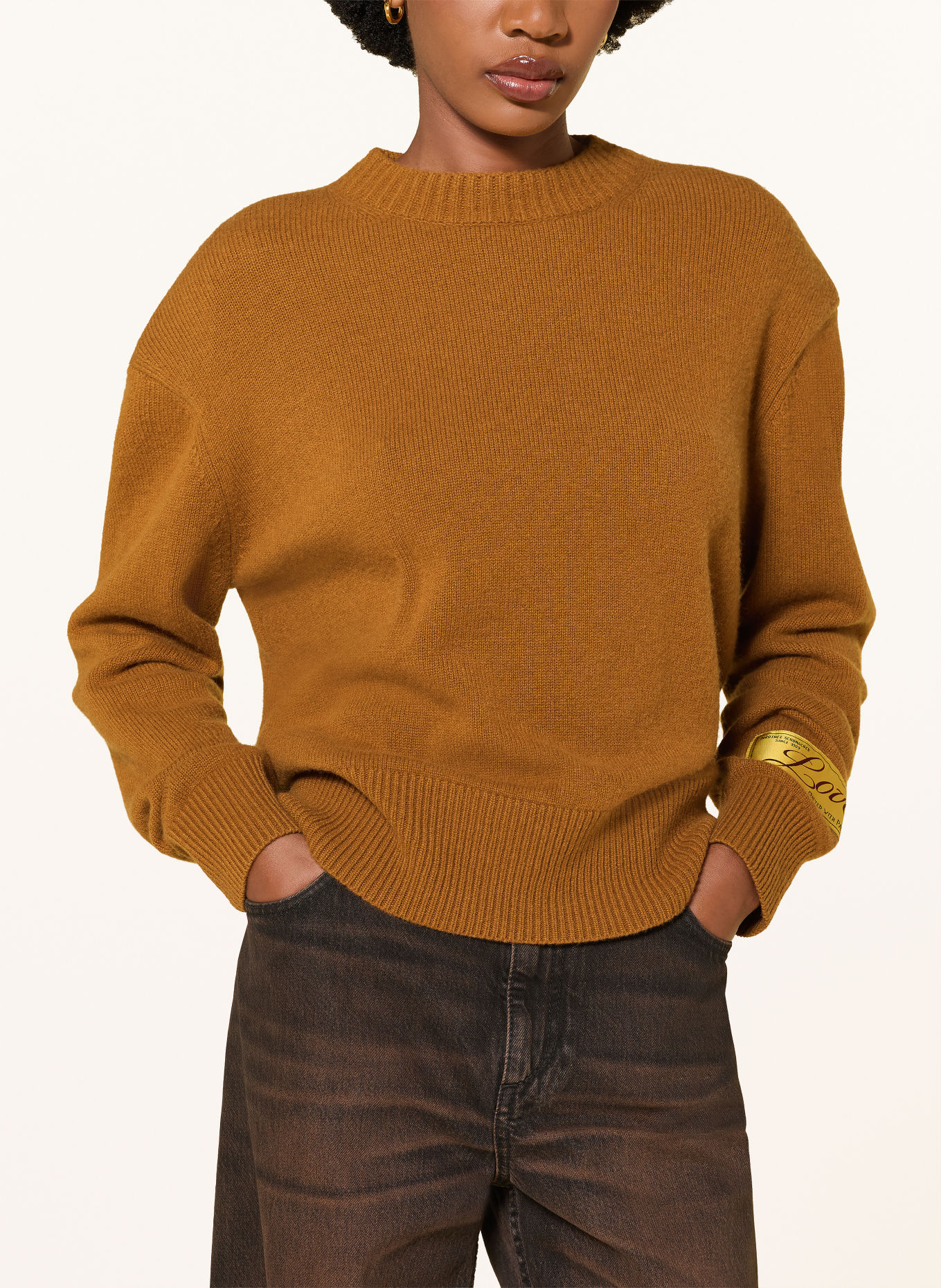 DOROTHEE SCHUMACHER Trui MODERN STATEMENTS met kasjmier: COGNAC