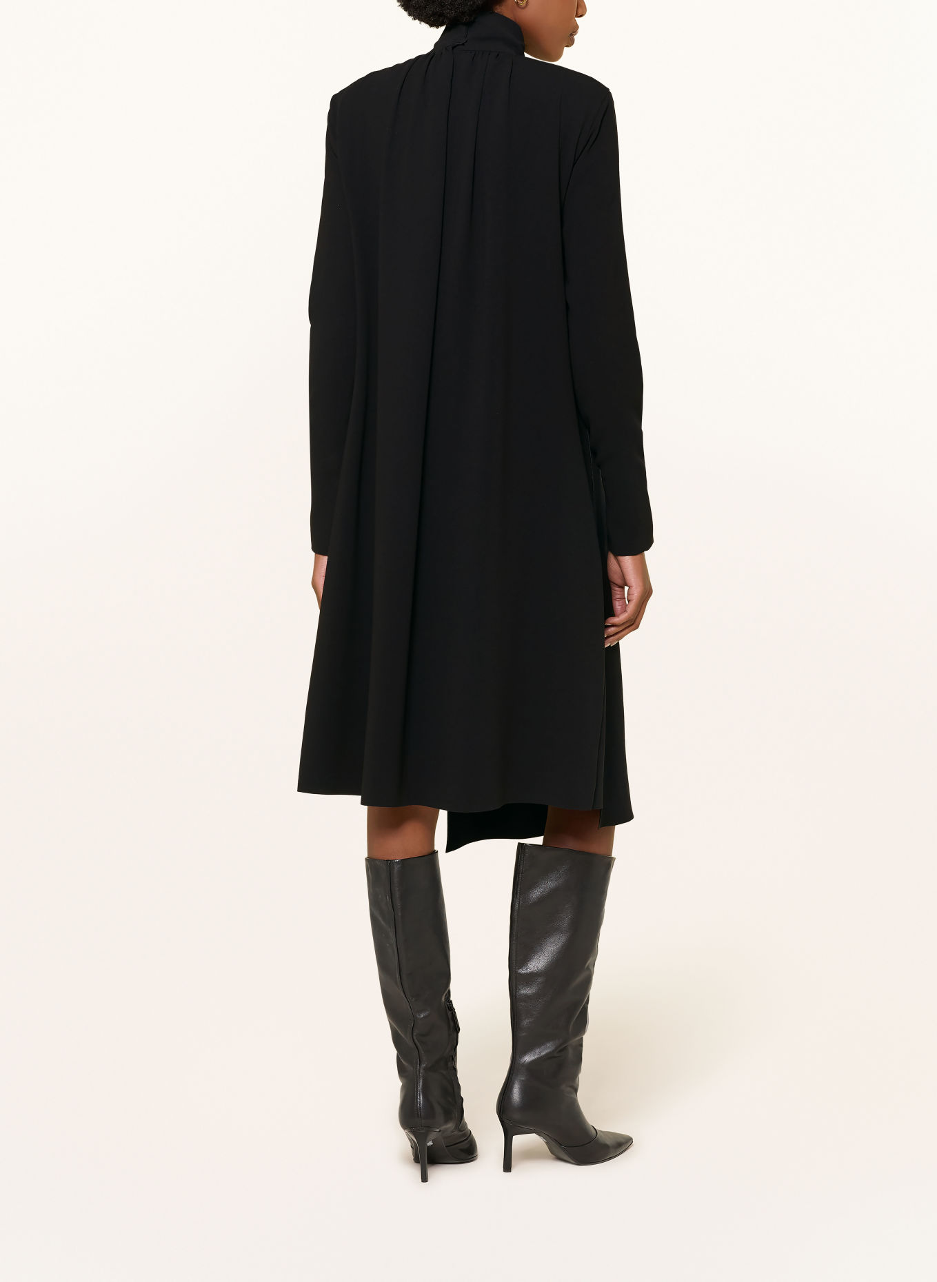 DOROTHEE SCHUMACHER Rochie de cocktail STATEMENT DRAPE cu fundă: NEGRU