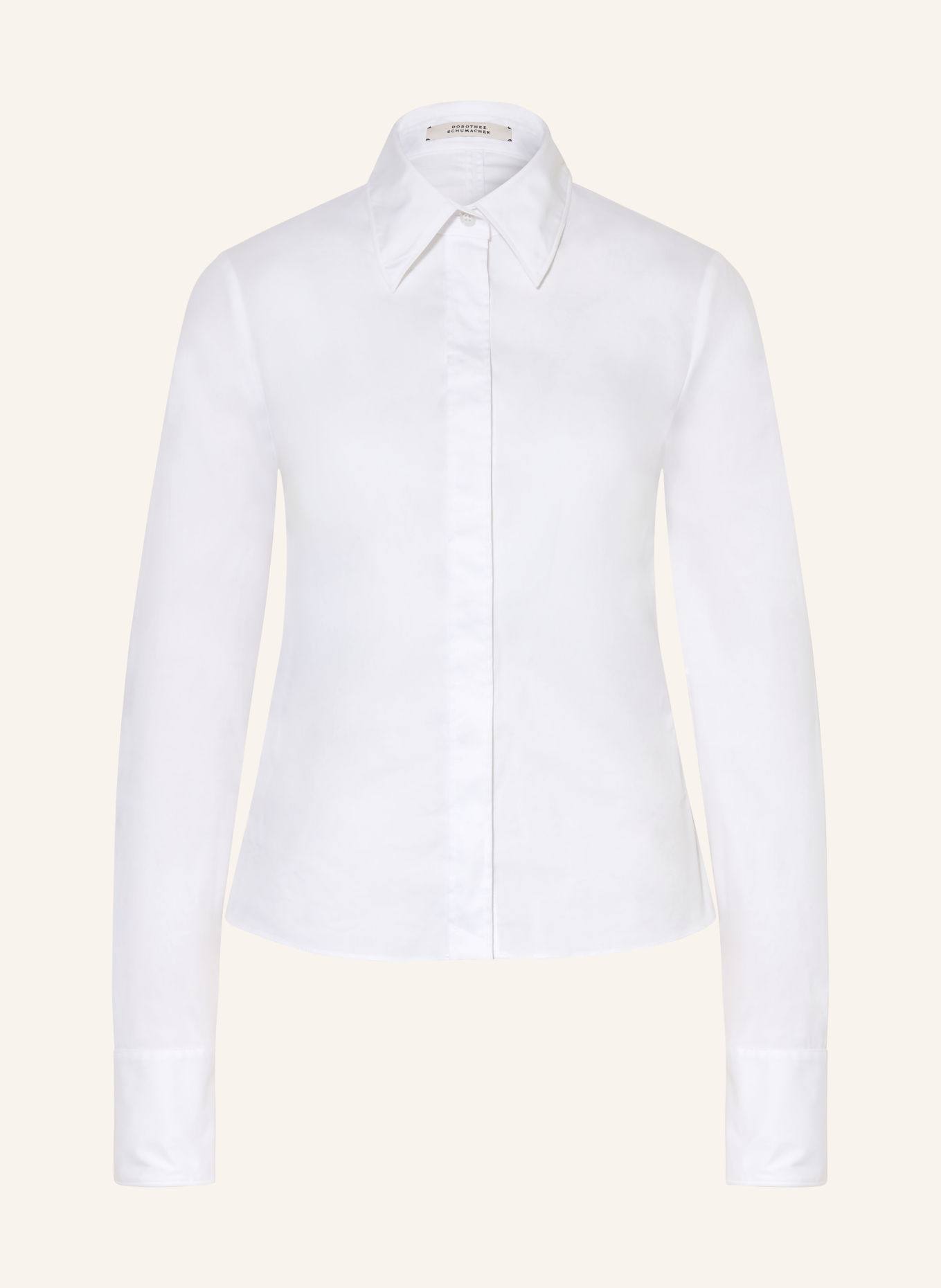 DOROTHEE SCHUMACHER POPLIN LOVE Shirt blouse: WHITE