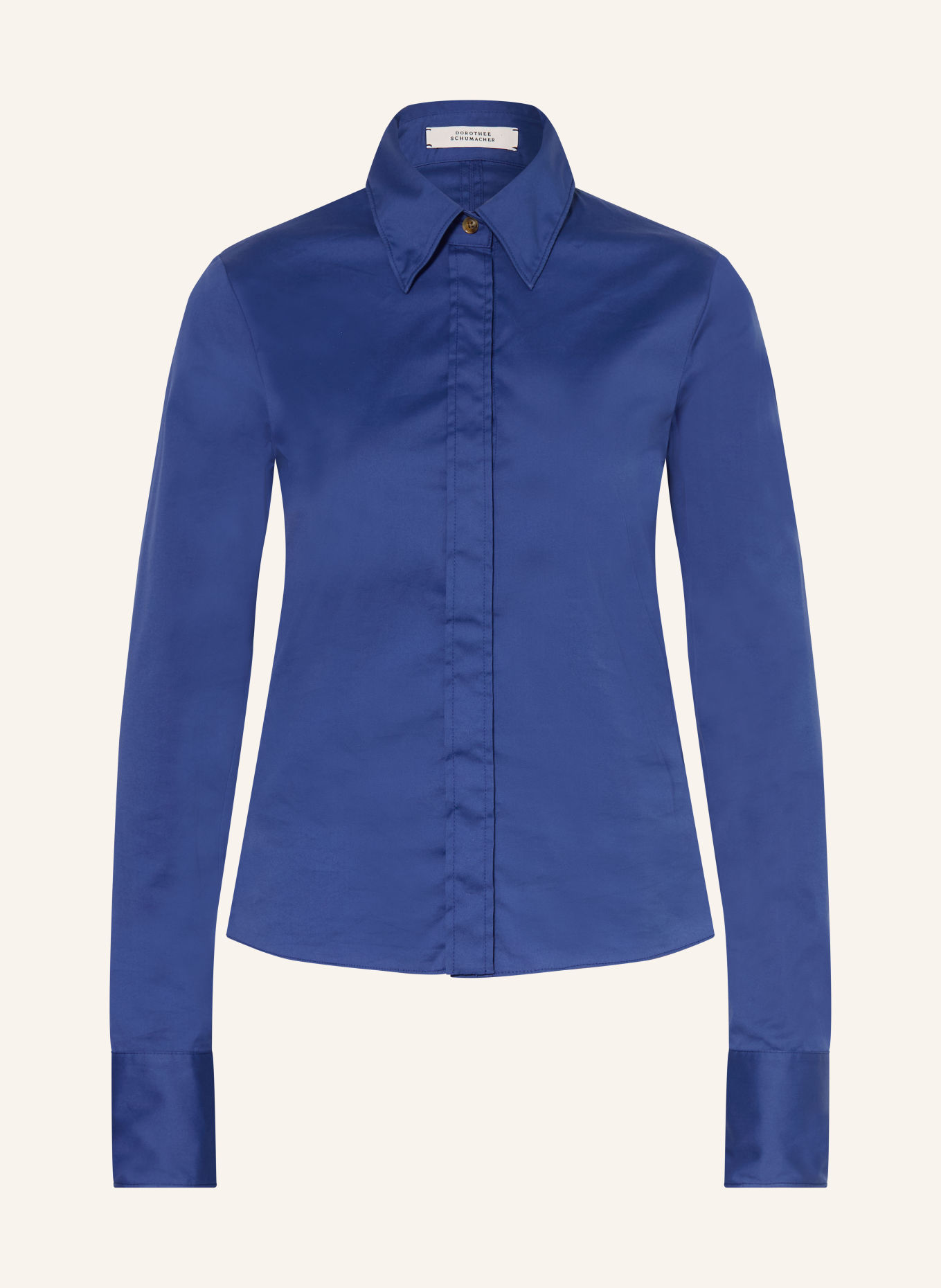 DOROTHEE SCHUMACHER Hemdbluse POPLIN LOVE: DUNKELBLAU
