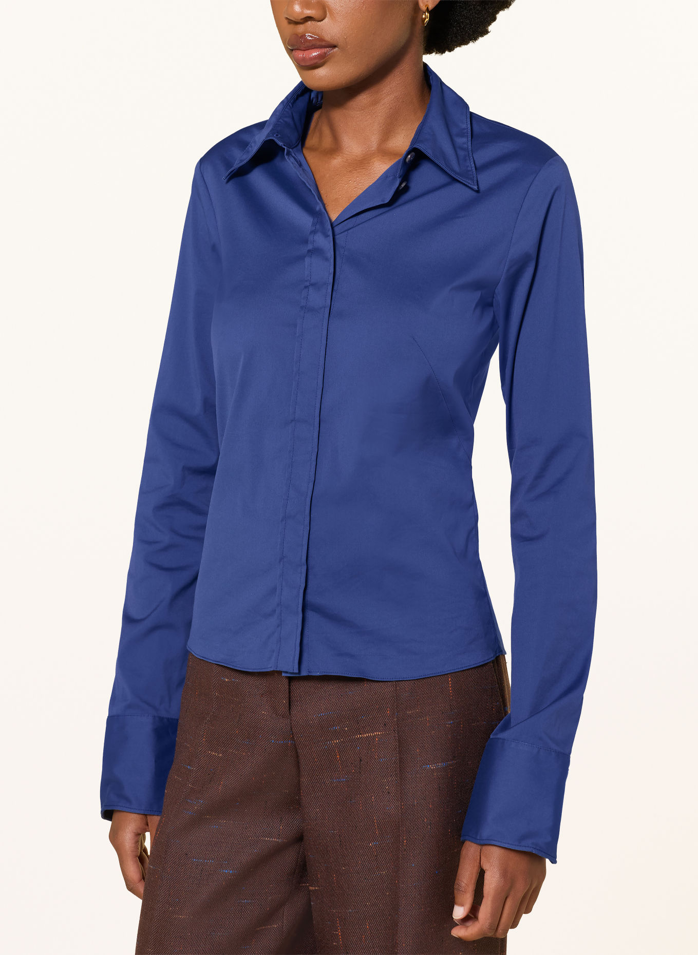 DOROTHEE SCHUMACHER Hemdbluse POPLIN LOVE: DUNKELBLAU