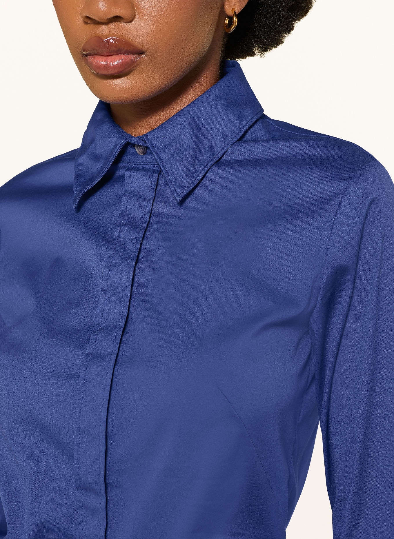 DOROTHEE SCHUMACHER Hemdbluse POPLIN LOVE: DUNKELBLAU