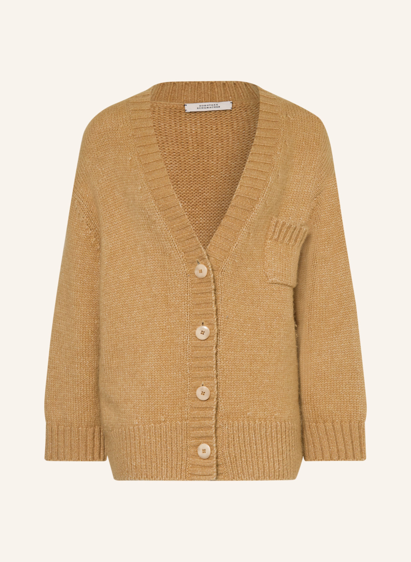 DOROTHEE SCHUMACHER Strikjakke URBAN FAVORITE: KAMEL