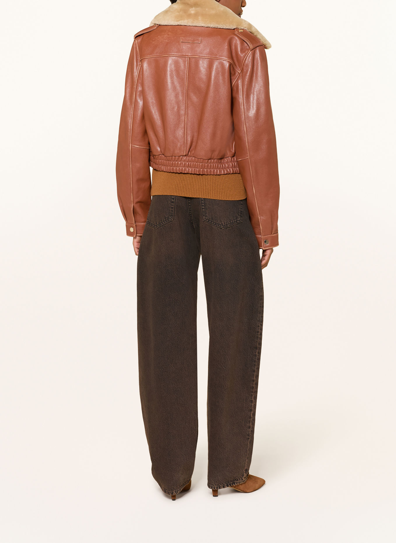 DOROTHEE SCHUMACHER Jeansy typu barrel DEEP LOVE: 797 PORCINI