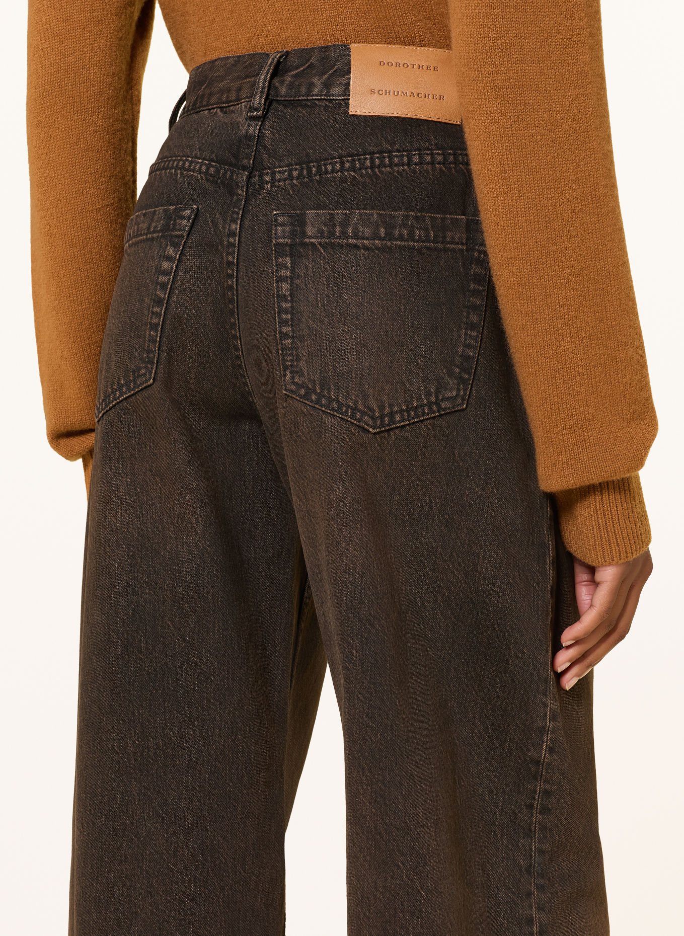 DOROTHEE SCHUMACHER Jeansy typu barrel DEEP LOVE: 797 PORCINI