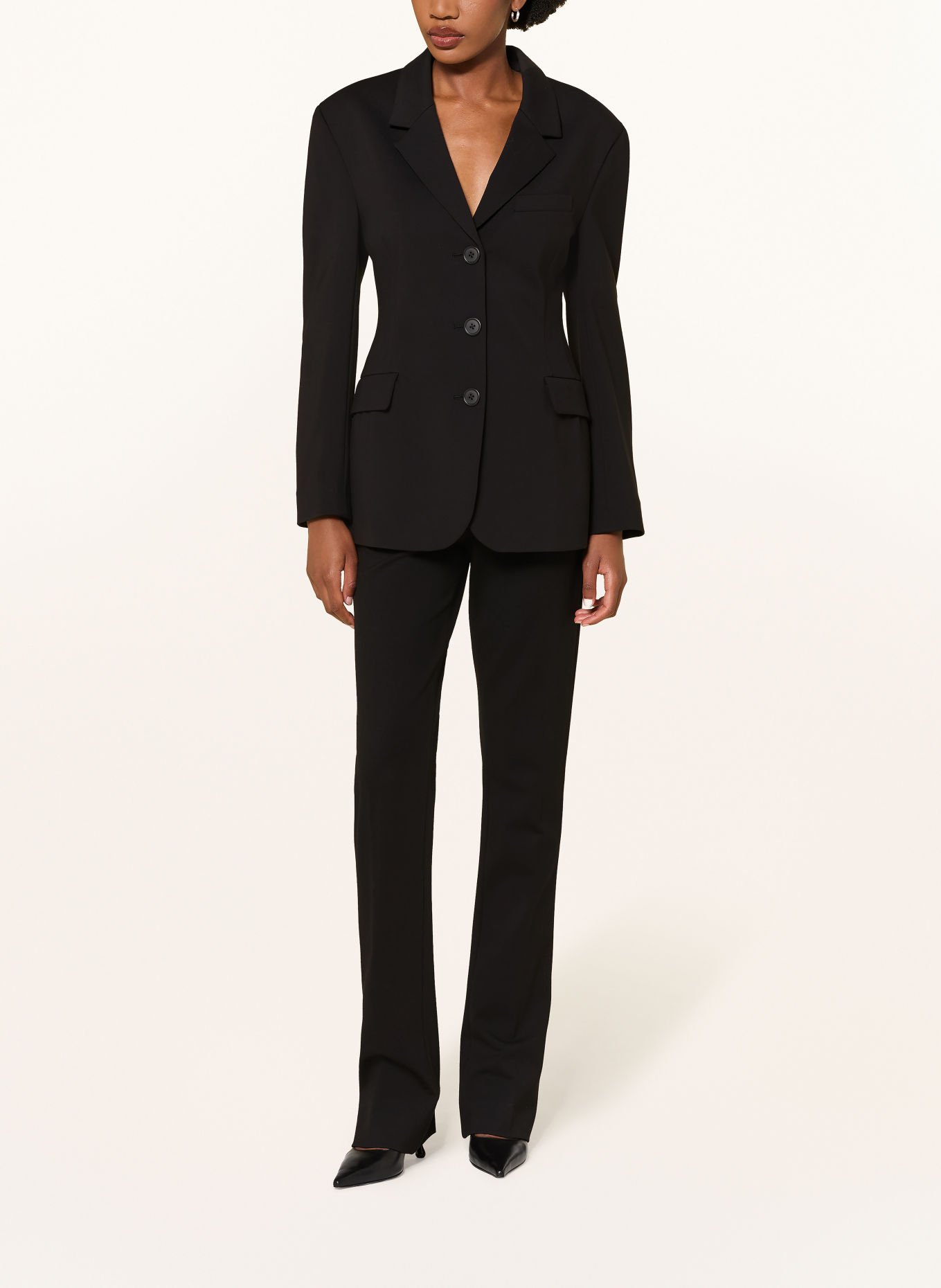 DOROTHEE SCHUMACHER EMOTIONAL ESSENCE Blazer: BLACK