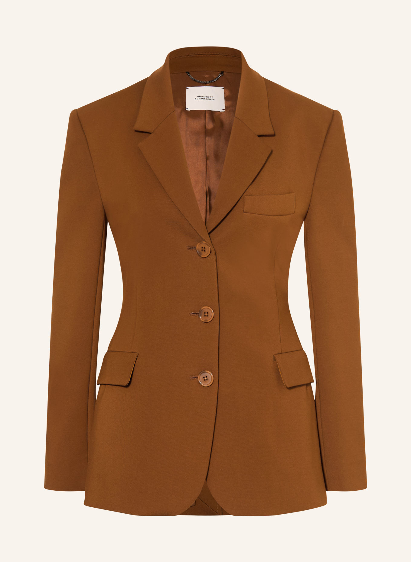 DOROTHEE SCHUMACHER Blazer EMOTIONAL ESSENCE: BRAUN
