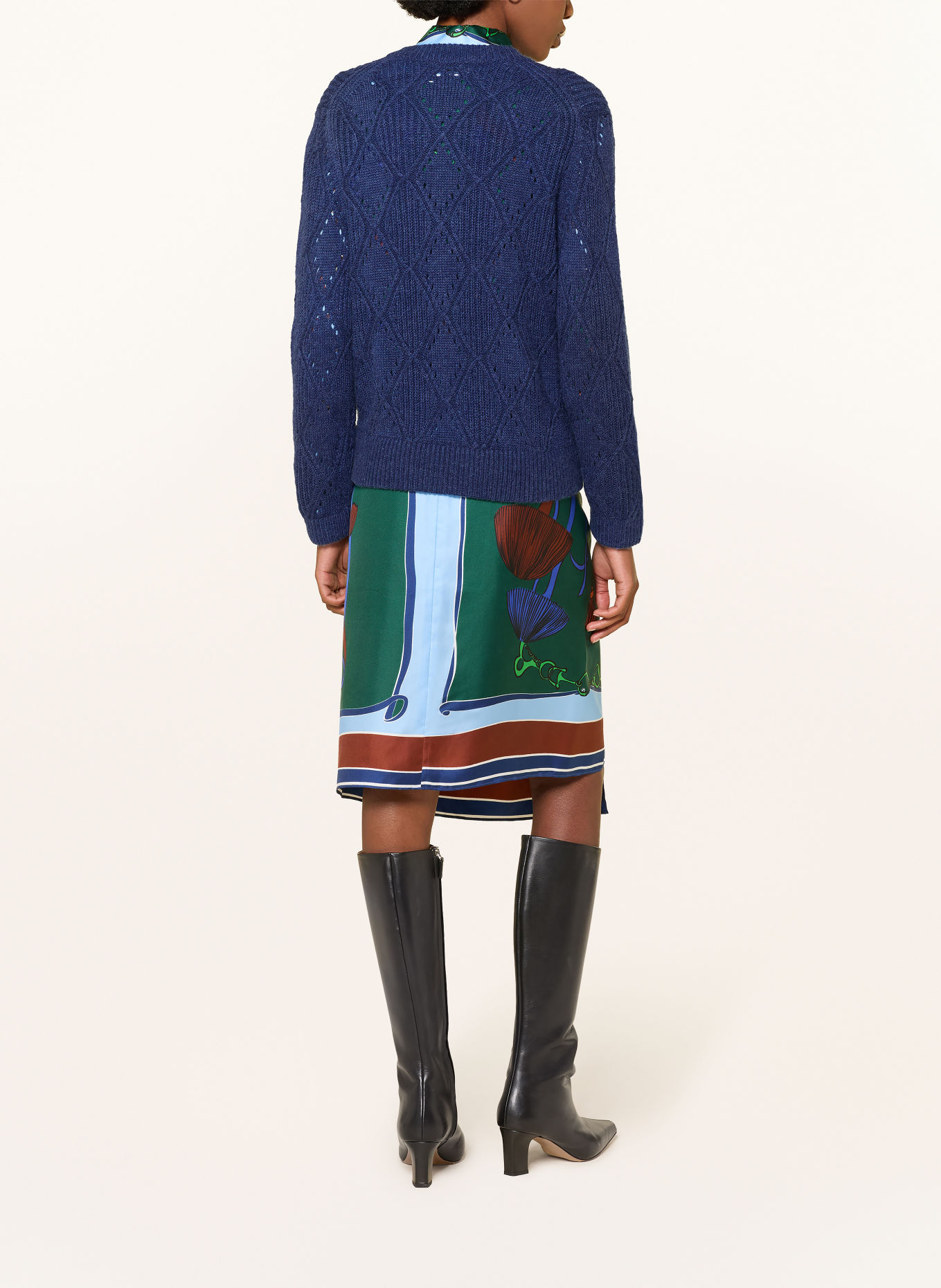 DOROTHEE SCHUMACHER Trui SHEER SOFTNESS: BLAUW