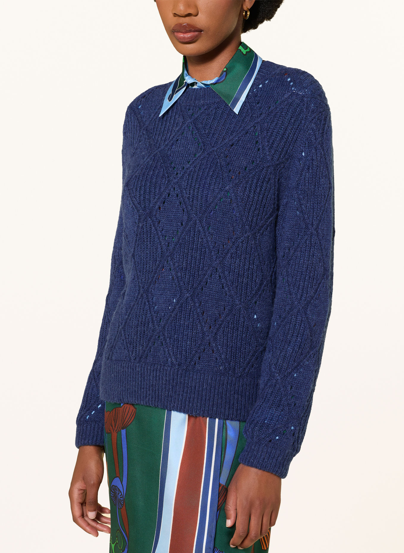 DOROTHEE SCHUMACHER Trui SHEER SOFTNESS: BLAUW
