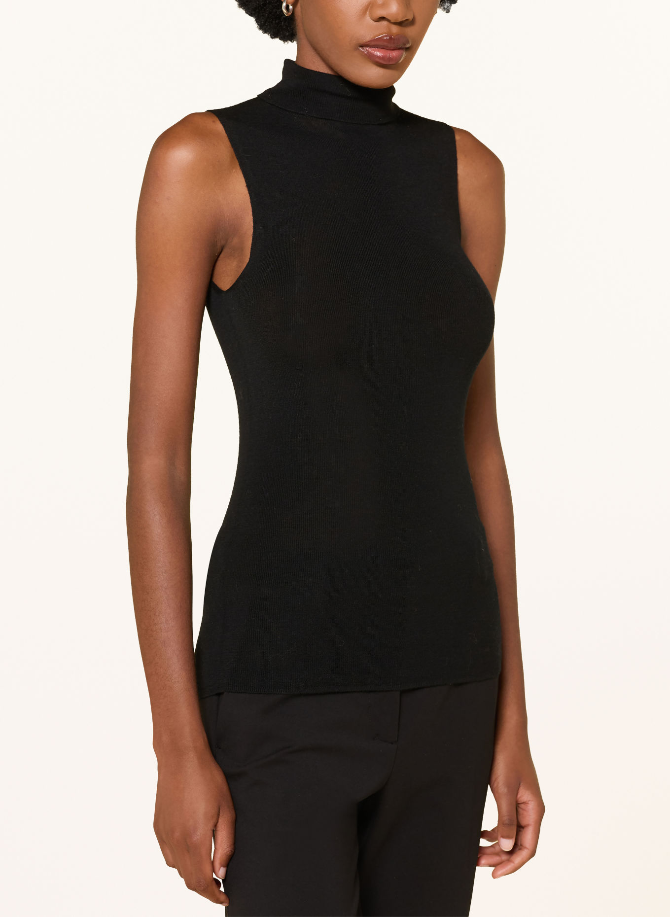 DOROTHEE SCHUMACHER Gebreide top: ZWART