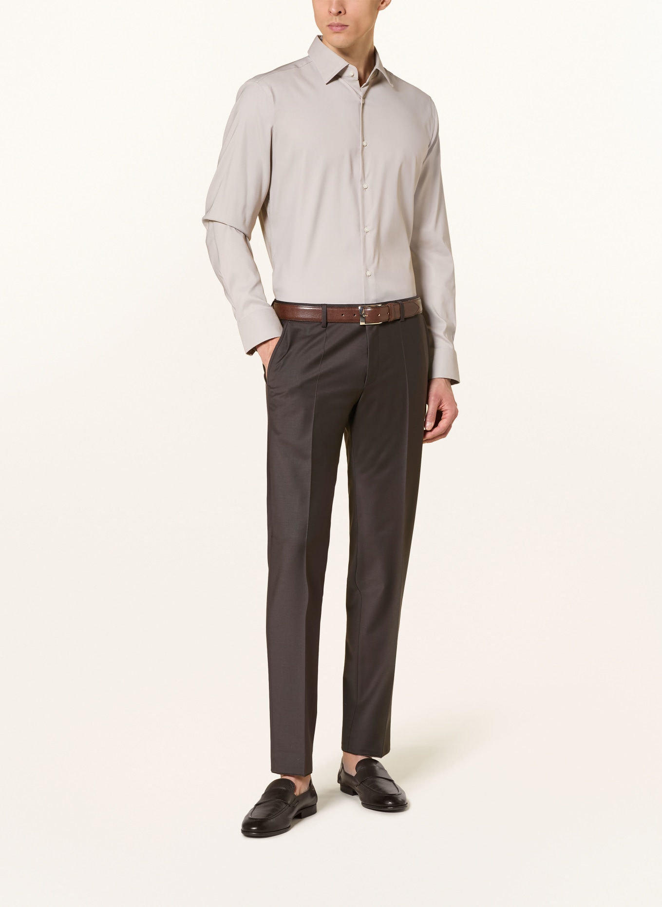 ROY ROBSON Anzughose Slim Fit: A201 DARK BROWN